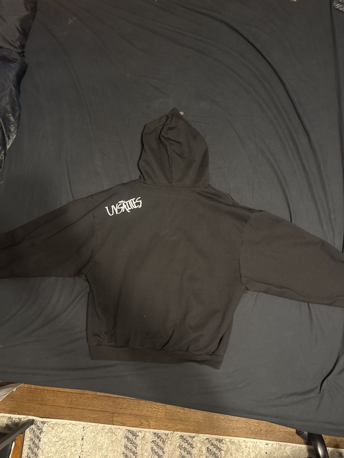 Other UNSATIIES riot black zipper hoodie Size US L / EU 52-54 / 3 - 1 Thumbnail