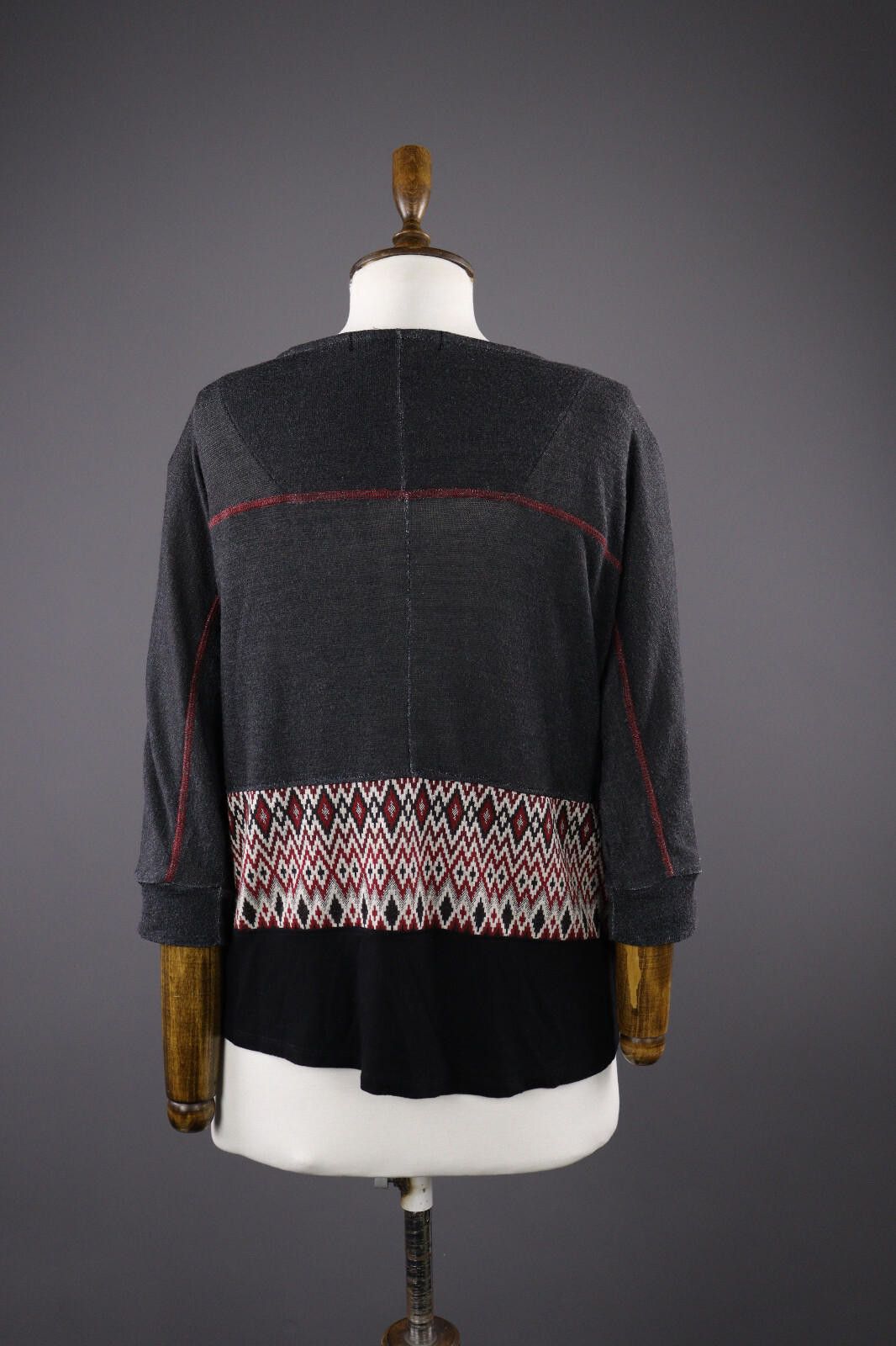 Desigual Ladies Desigual Actec Prin Loose Sweater Size M Size M / US 6-8 / IT 42-44 - 5 Thumbnail