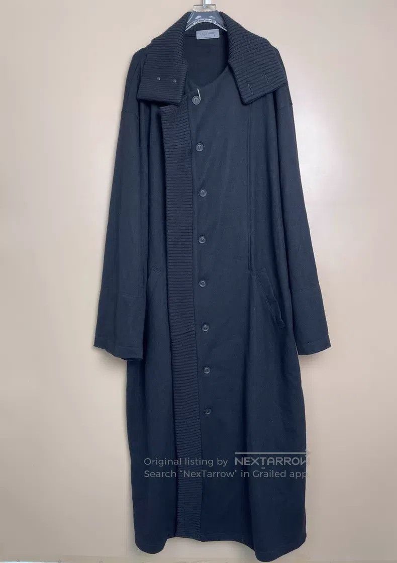 Yohji Yamamoto Yohji Yamamoto 23aw double flannel stand-up collar coat Size US L / EU 52-54 / 3 - 1 Thumbnail