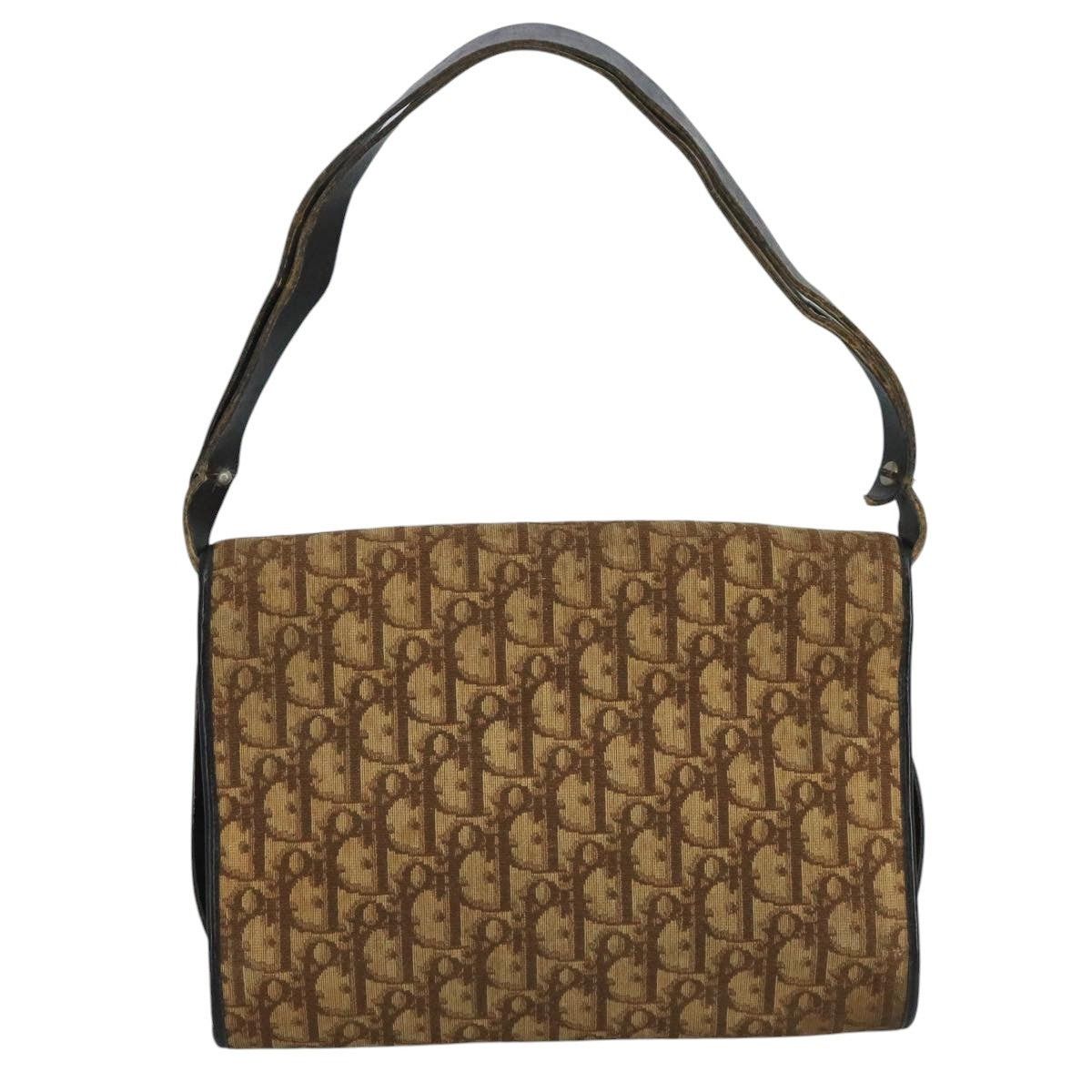 Dior DIOR Trotter Canvas Shoulder Bag Brown Size ONE SIZE - 3 Thumbnail