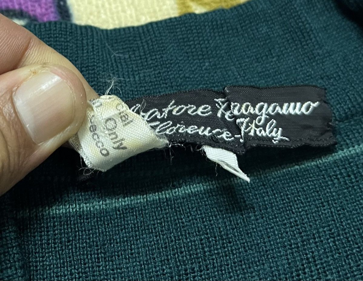 Salvatore Ferragamo × Vintage Vintage SALVATORE FERRAGAMO Italy Shirt/Knitwear Size S / US 4 / IT 40 - 9 Thumbnail