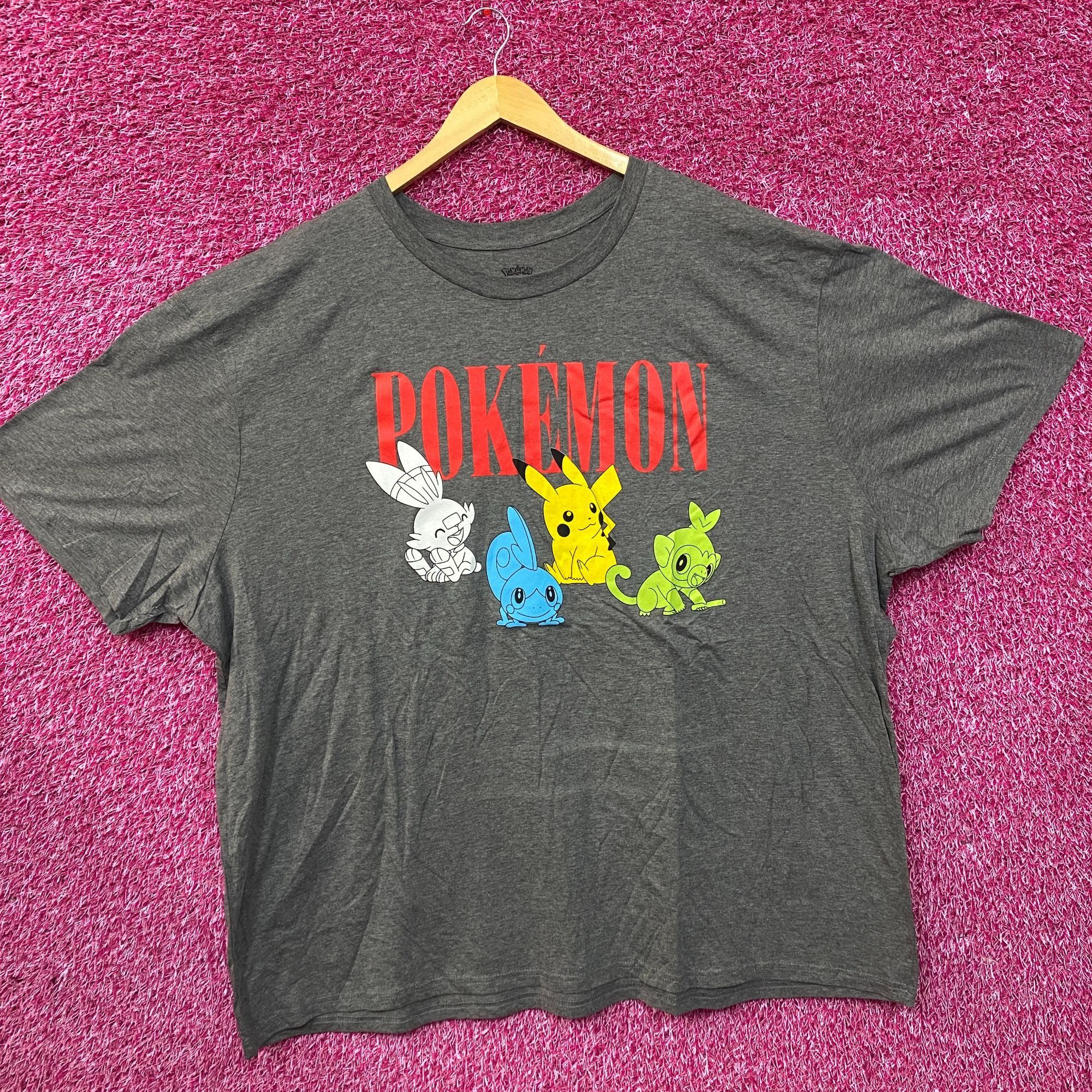 Pokemon Pokemon Group Pokemon T-Shirt 5XL Size US XXL / EU 58 / 5 - 3 Thumbnail