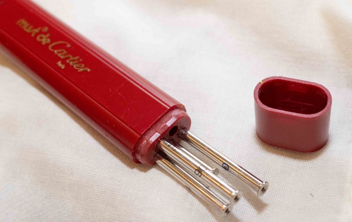 Cartier CARTIER vintage black & gold pen with case Size ONE SIZE - 3 Thumbnail