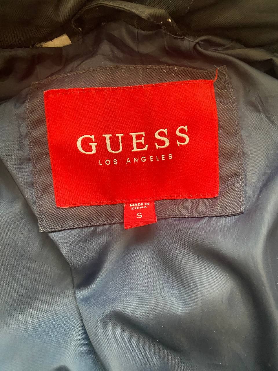 Guess Guess Navy Down Parka Jacket Men’s S Real Feather Size US S / EU 44-46 / 1 - 4 Thumbnail