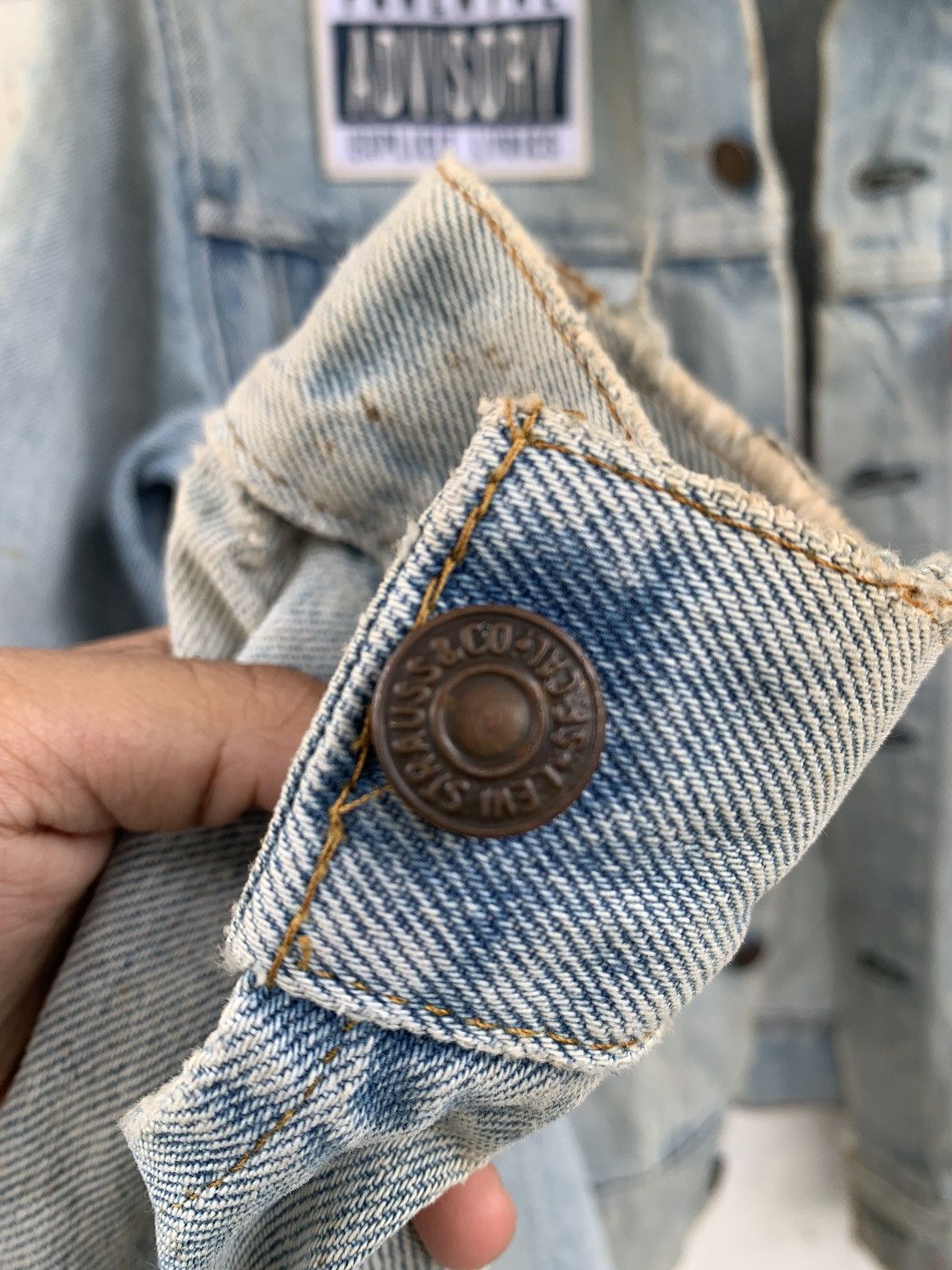 Levi's VINTAGE LEVIS JACKET MARILYNMANSON PATCHES DEAD TO THE WORLD Size US M / EU 48-50 / 2 - 7 Thumbnail