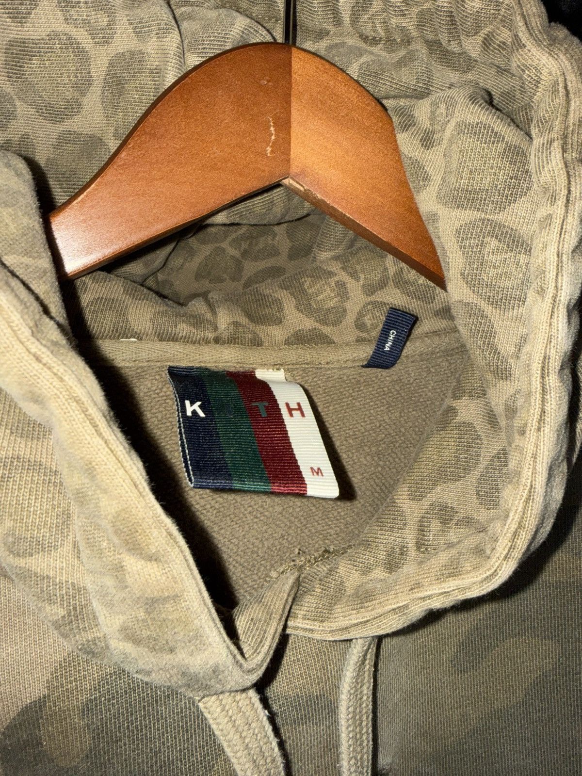 Kith Multi Camo Williams Hoodie Medium- Green Camo