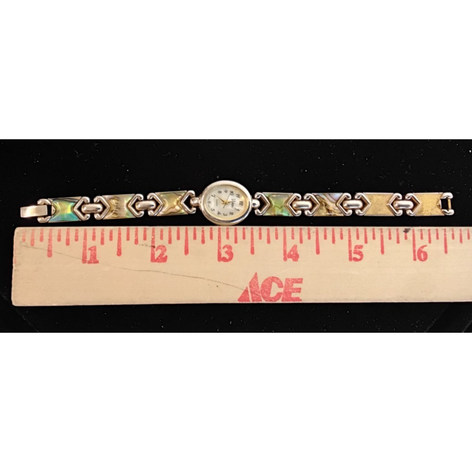 Other Vivani Accutime Ladies Watch Abalone Quartz Missing Stones Size ONE SIZE - 12 Thumbnail