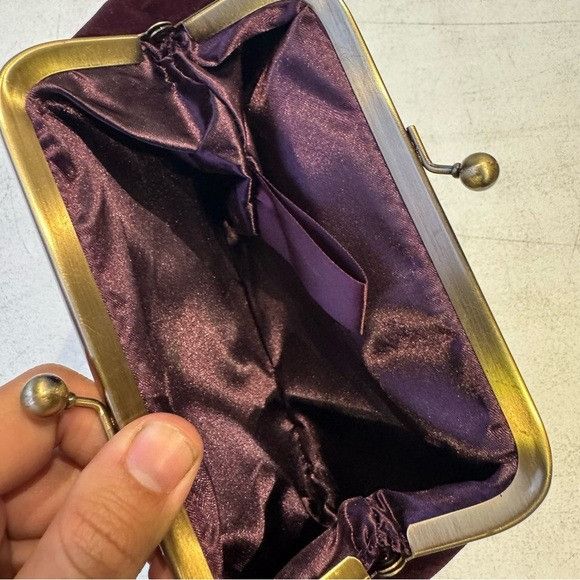 Dolce & Gabbana Dolce & Gabbana Burgundy and Gold Clutch Size ONE SIZE - 4 Thumbnail