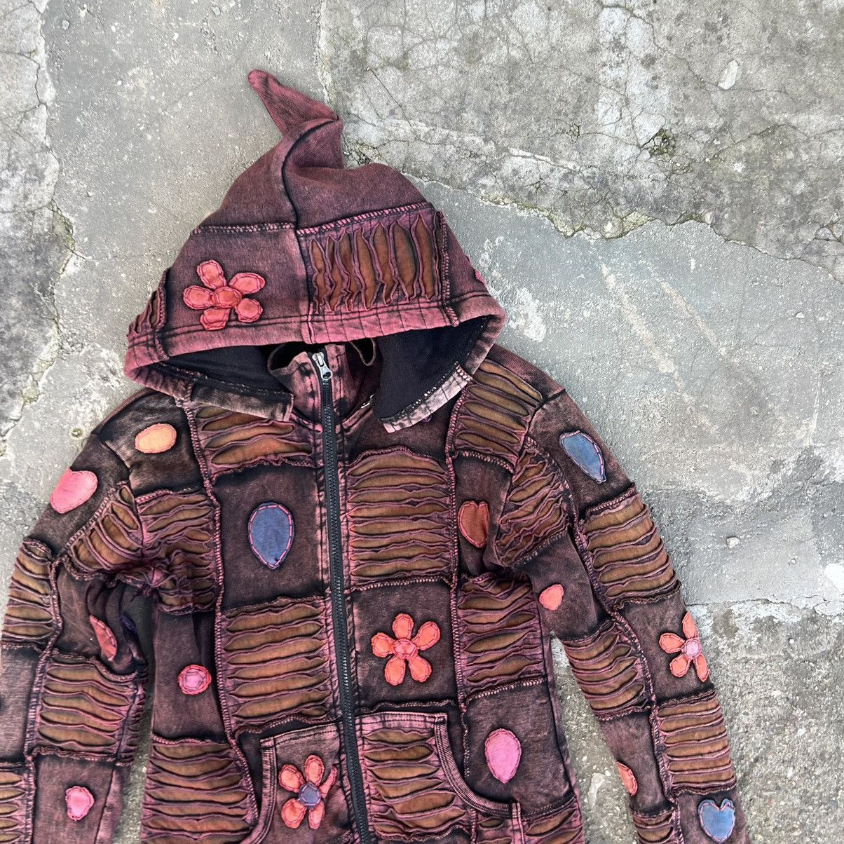 Desigual × Japanese Brand × Vintage Y2K Desigual Trench coat jacket cloak cape 2000s jpg 00s cdg Size XS / US 0-2 / IT 36-38 - 3 Thumbnail