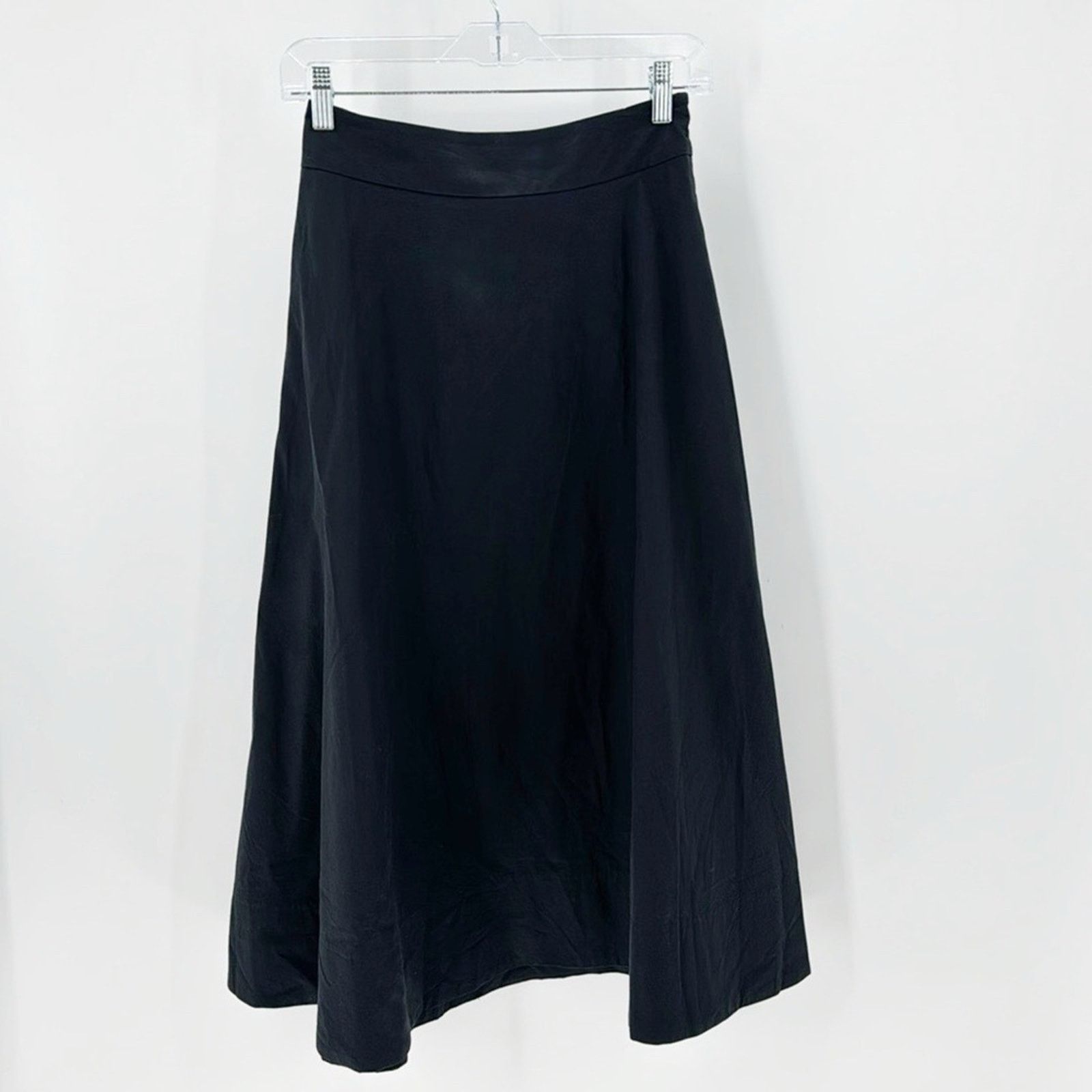 Banana Republic Banana Republic flare black skirt pockets size 0 Petite Size 25" / US 0 / IT 36 - 1 Thumbnail