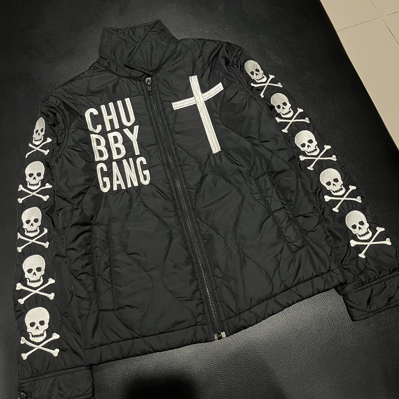 14th Addiction Avant Garde Chubby Gang New Rock Cross Bones Jacket Size XS / US 0-2 / IT 36-38 - 4 Thumbnail