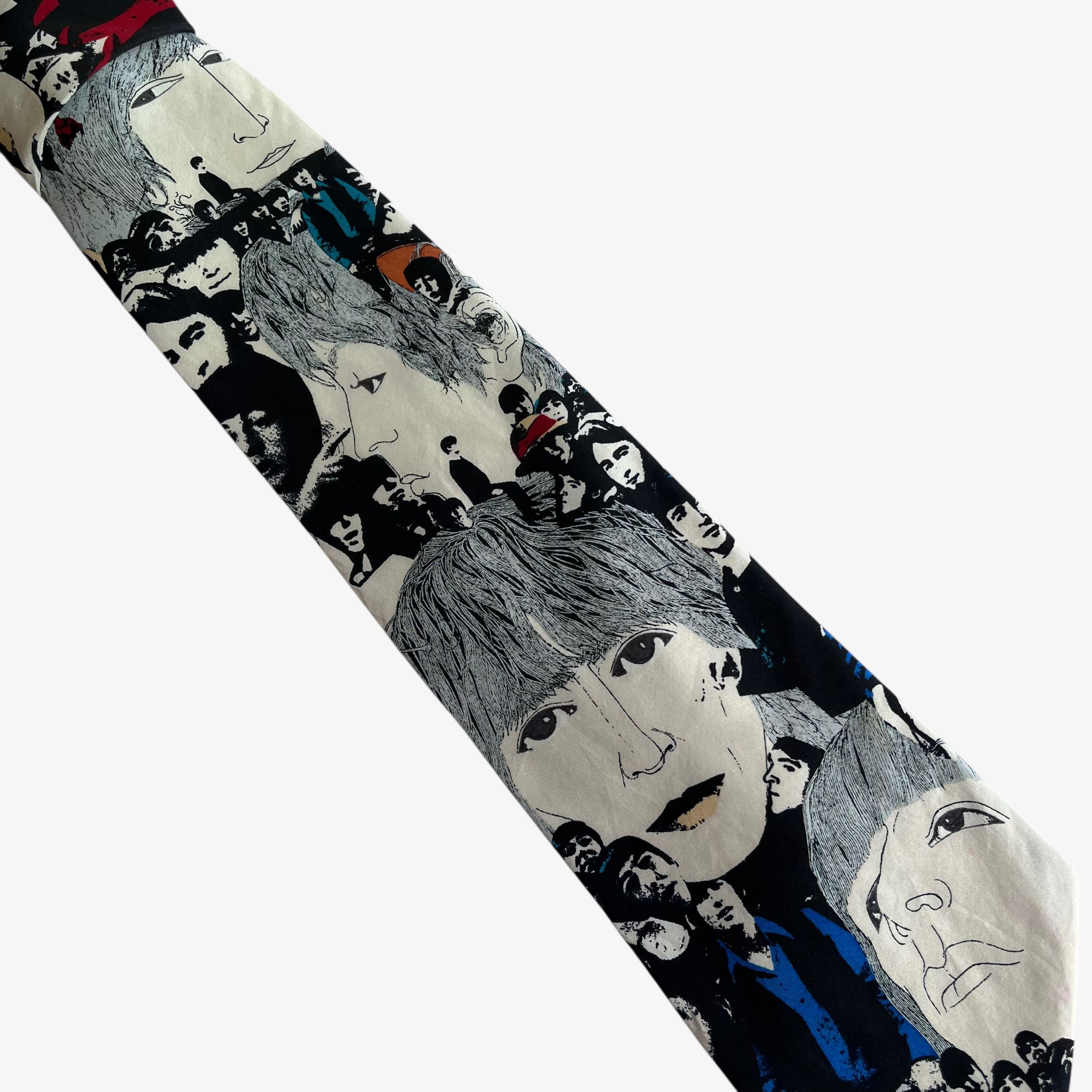 Other Vintage 90s Apple Corps The Beatles Revolver Print Silk Tie Size ONE SIZE - 4 Thumbnail