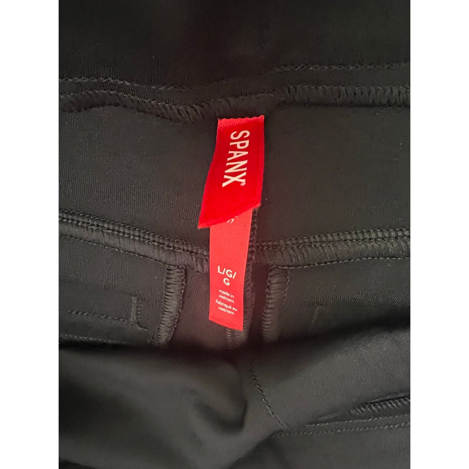 Spanx Spanx High-Rise Wide Leg Black Dress Pants Large Size 30" / US 8 / IT 44 - 6 Thumbnail