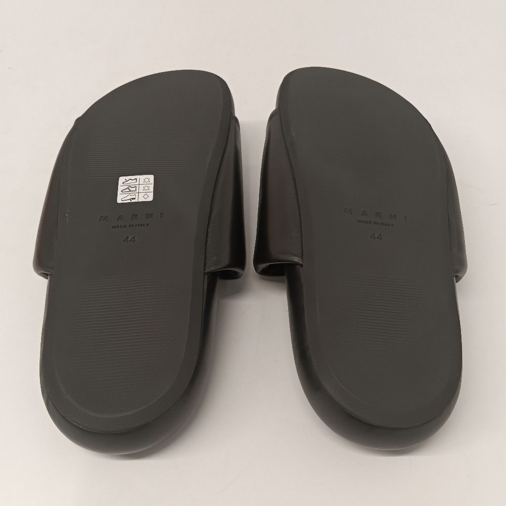 Marni Marni Men's Black Leather Pouf Sandals - EU46/US13 Size US 13 / EU 46 - 9 Thumbnail