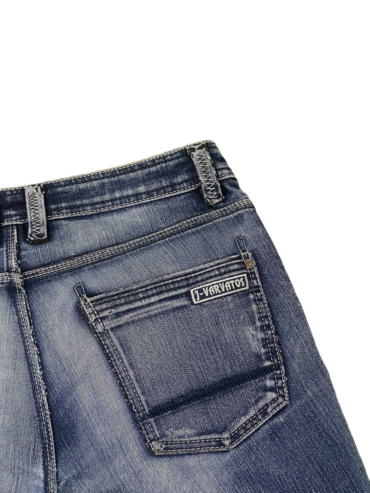 John Varvatos Slim Jeans John Varvatos Distress Denim 8🟦7 Size US 32 / EU 48 - 2 Thumbnail