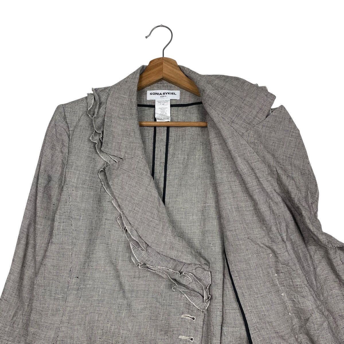 Sonia Rykiel Sonia Rykiel Ruffled Colar Women Jacket Size M / US 6-8 / IT 42-44 - 10 Thumbnail