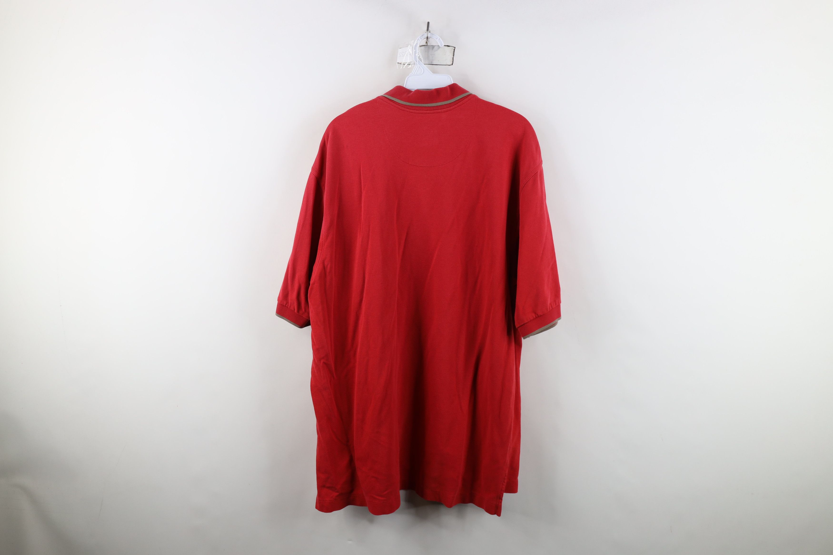 Nike Vintage 90s Y2K Nike Golf Mini Swoosh Thermal Knit Polo Size US L / EU 52-54 / 3 - 13 Thumbnail