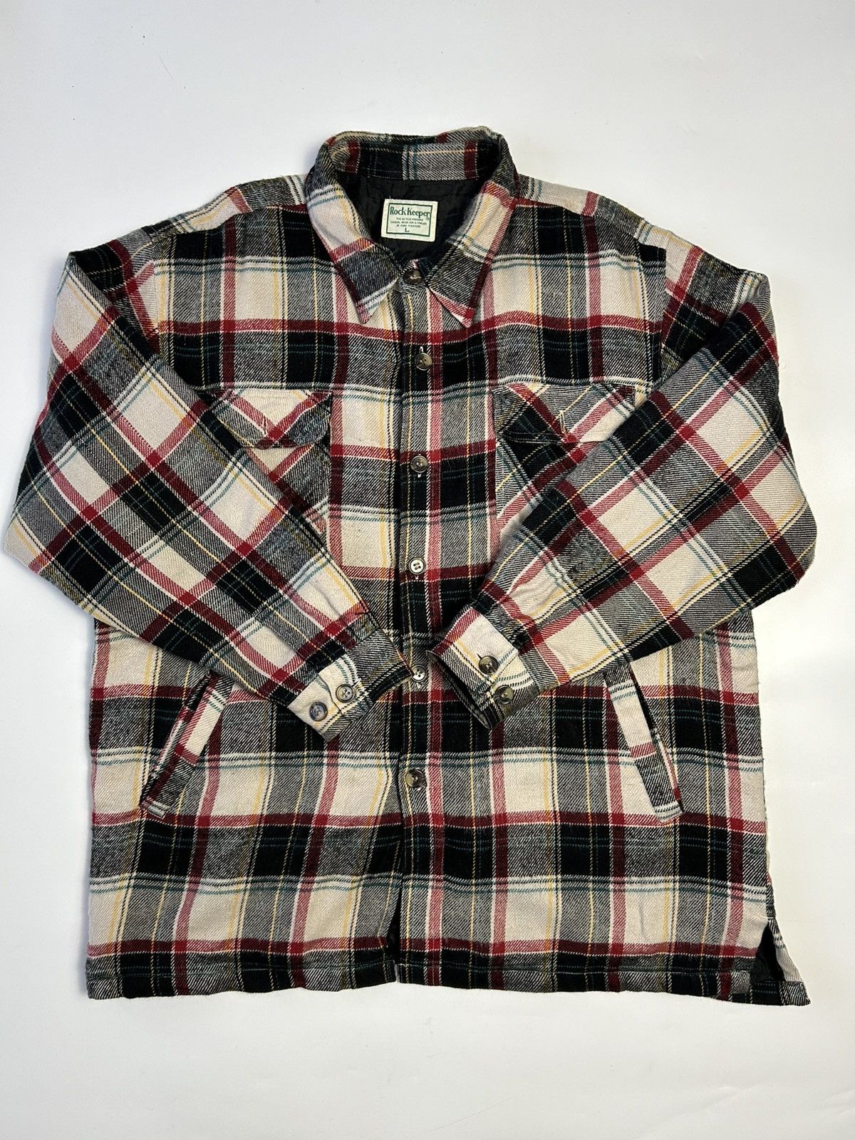 Japanese Brand ROCK KEEPER BUTTON UP WINTER SHIRT Size US L / EU 52-54 / 3 - 2 Thumbnail