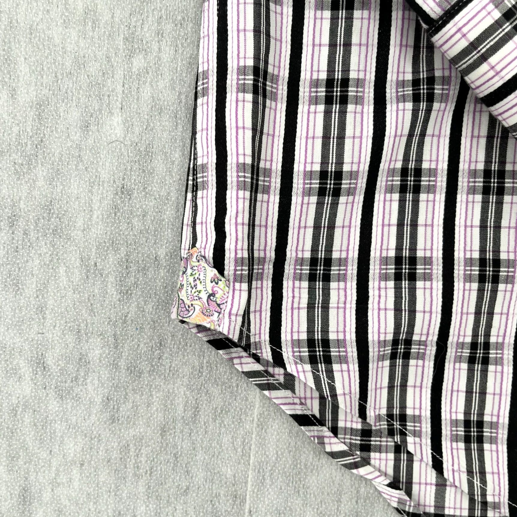 Robert Graham VINTAGE Robert Graham Shirt Adult Large Pink White Striped Button-Up Long Sleeve Mens L Size US L / EU 52-54 / 3 - 6 Thumbnail