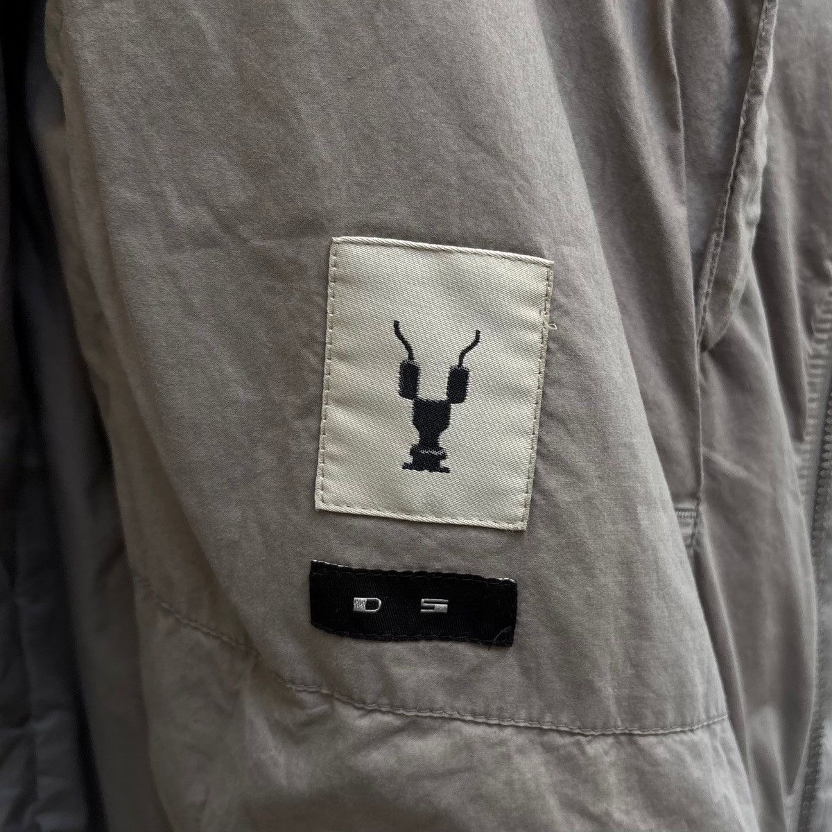 Rick Owens FW17 Rick Owens DRKSHDW High Neck Funnel Collar Bomber Size L / US 10 / IT 46 - 11 Thumbnail