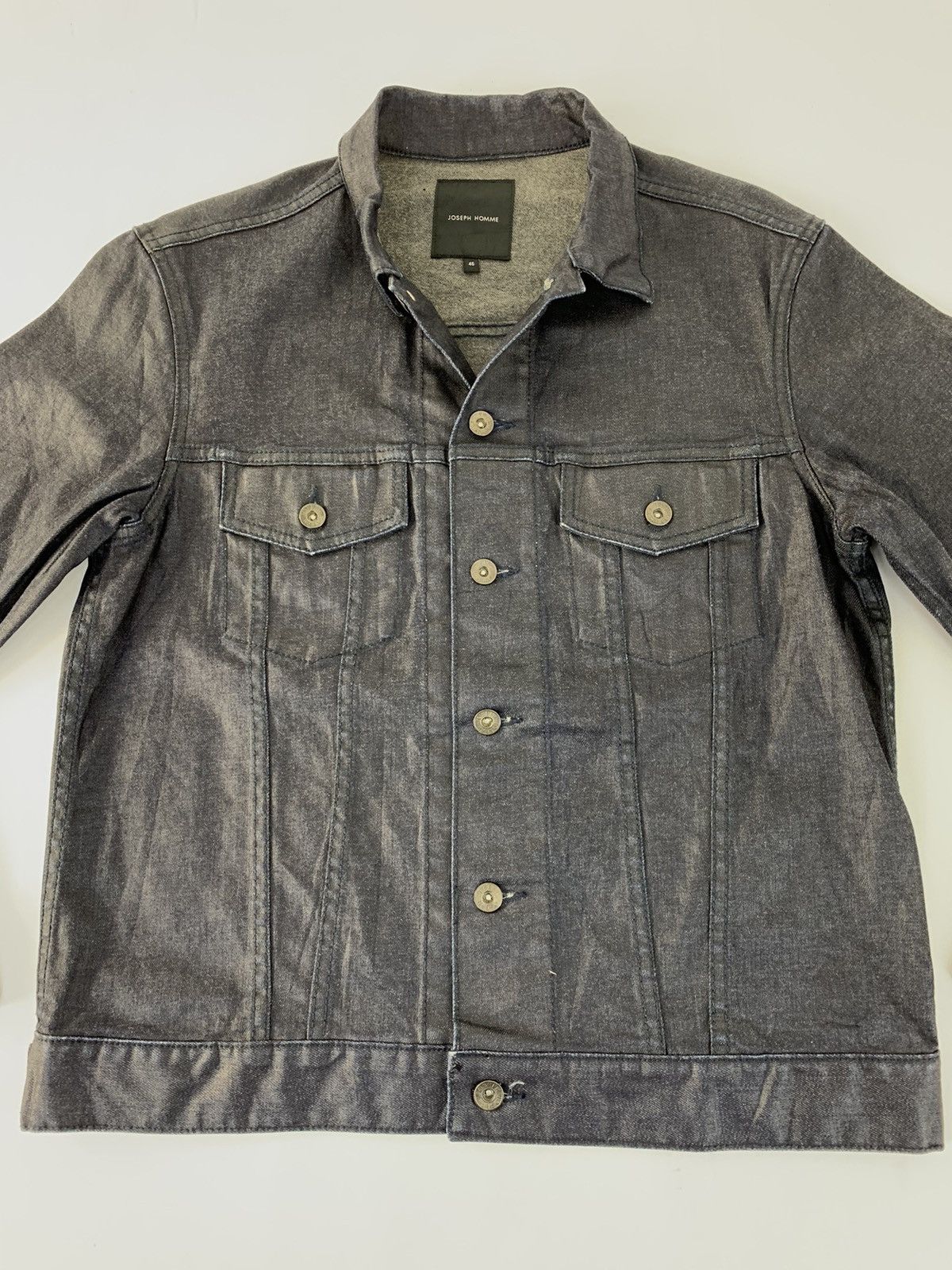 JOSEPH HOMME Hype Joseph Homme Indigo Denim Jacket Western Trucker Size US M / EU 48-50 / 2 - 2 Thumbnail