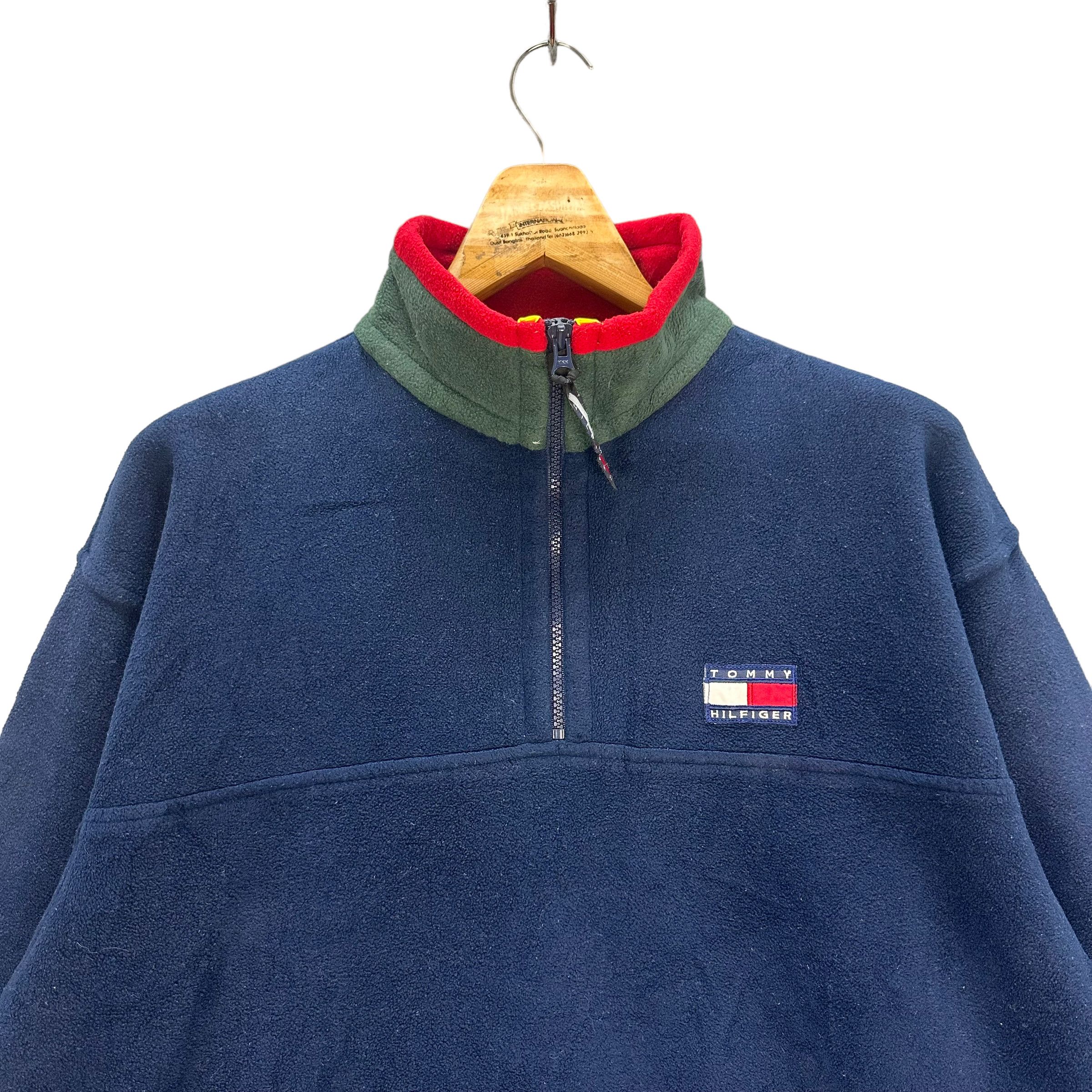 Tommy Hilfiger TOMMY HILFIGER HALF ZIP TURTLE NECK FLEECE #8238-213 Size US M / EU 48-50 / 2 - 2 Thumbnail