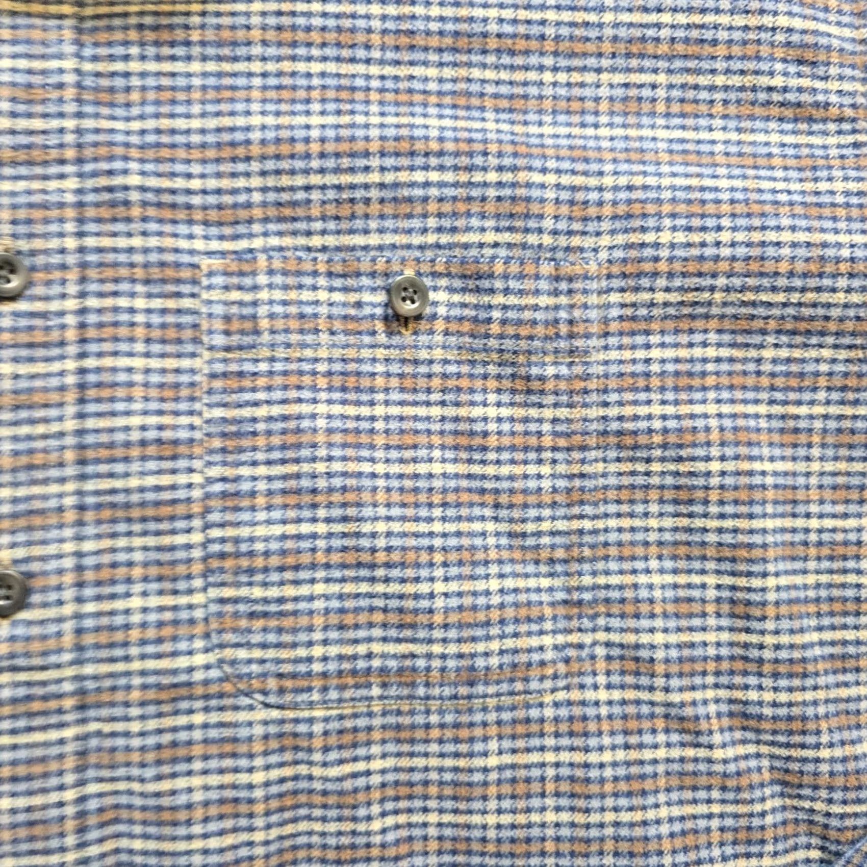 Vintage VINTAGE LL Bean Shirt Men XL Brown Gray Plaid Flannel Long Sleeve Casual Outdoors Hiking Size XL / US 12-14 / IT 48-50 - 3 Thumbnail