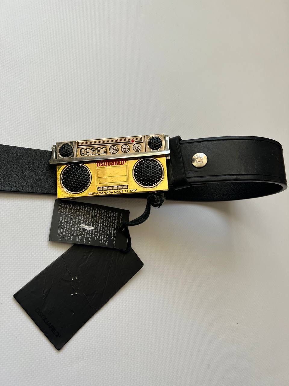 Dsquared2 × Japanese Brand × Vintage Vintage Dsquared belt boombox buckle punk rock Dsquared2 Size ONE SIZE - 6 Thumbnail