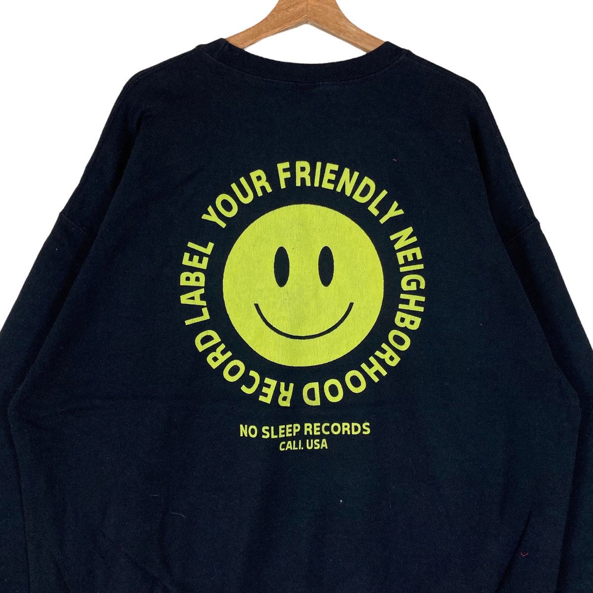 Vintage Vintage No Sleep Records Merchandise Pullover Jumper Size US XL / EU 56 / 4 - 6 Thumbnail