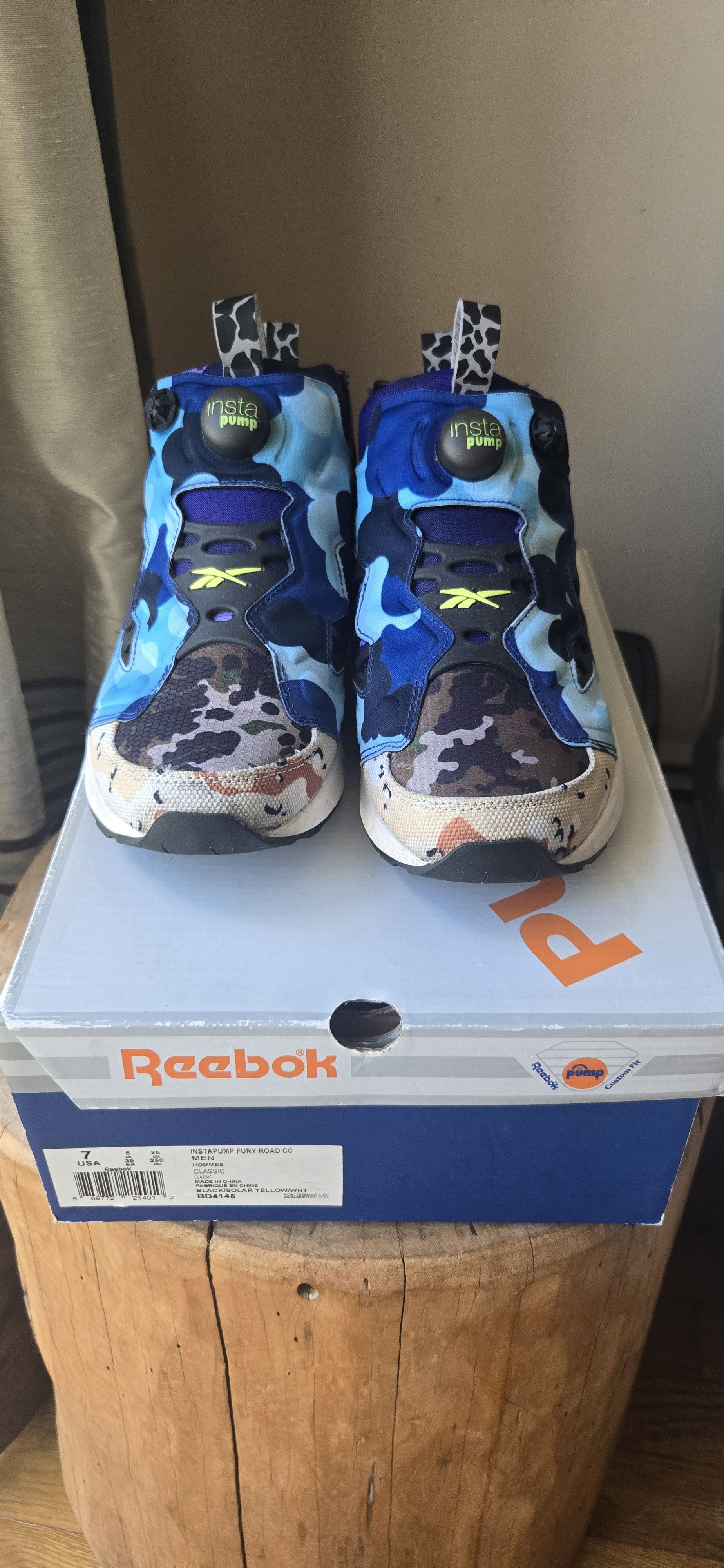 Reebok Men's Instapump Fury Road Cc 'What The Camo'
