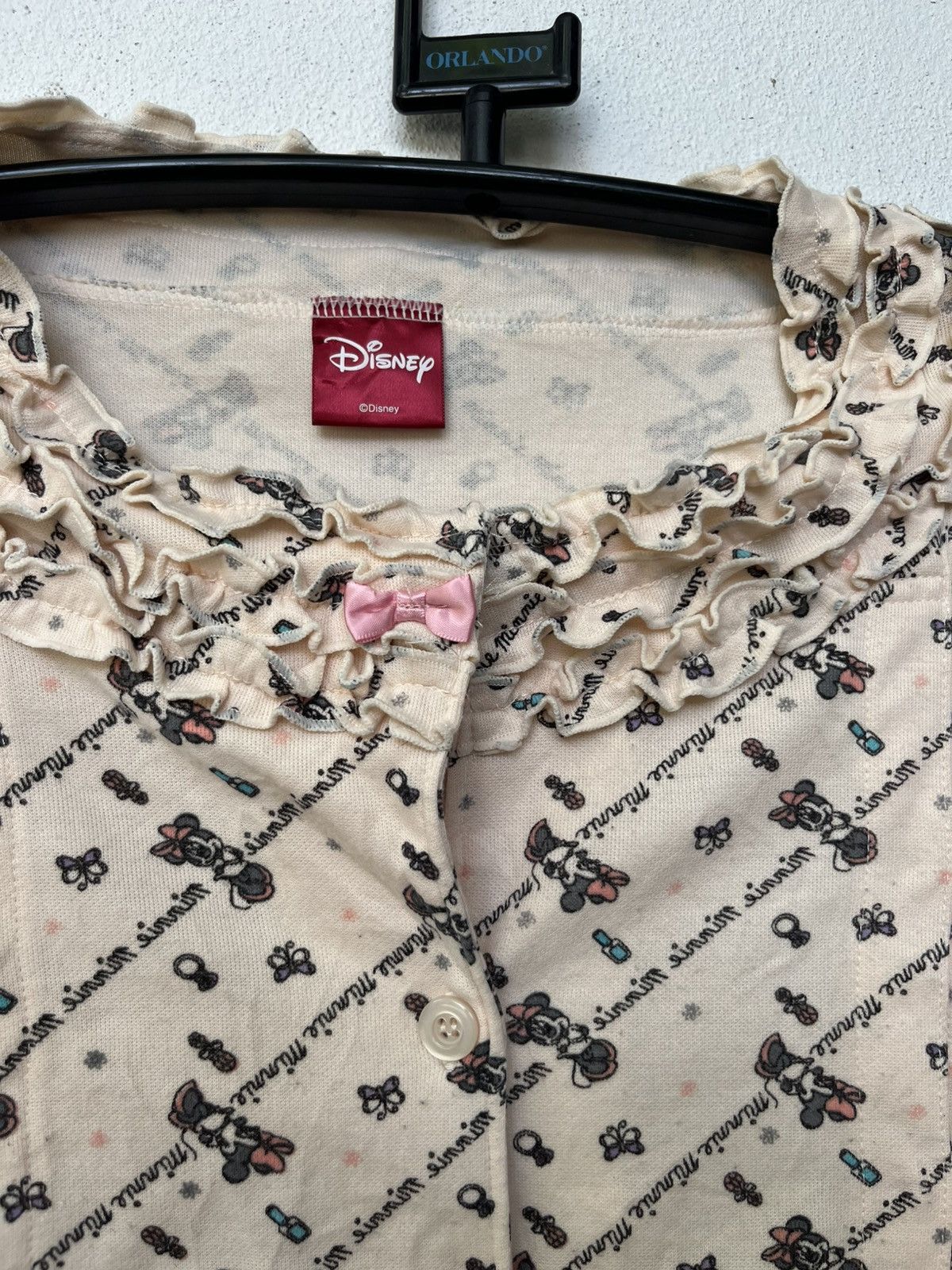 Cartoon Network 💥💥RARE DISNEY MINNIE MOUSE OVERPRINTED OVP BLOUSES Size L / US 10 / IT 46 - 4 Thumbnail