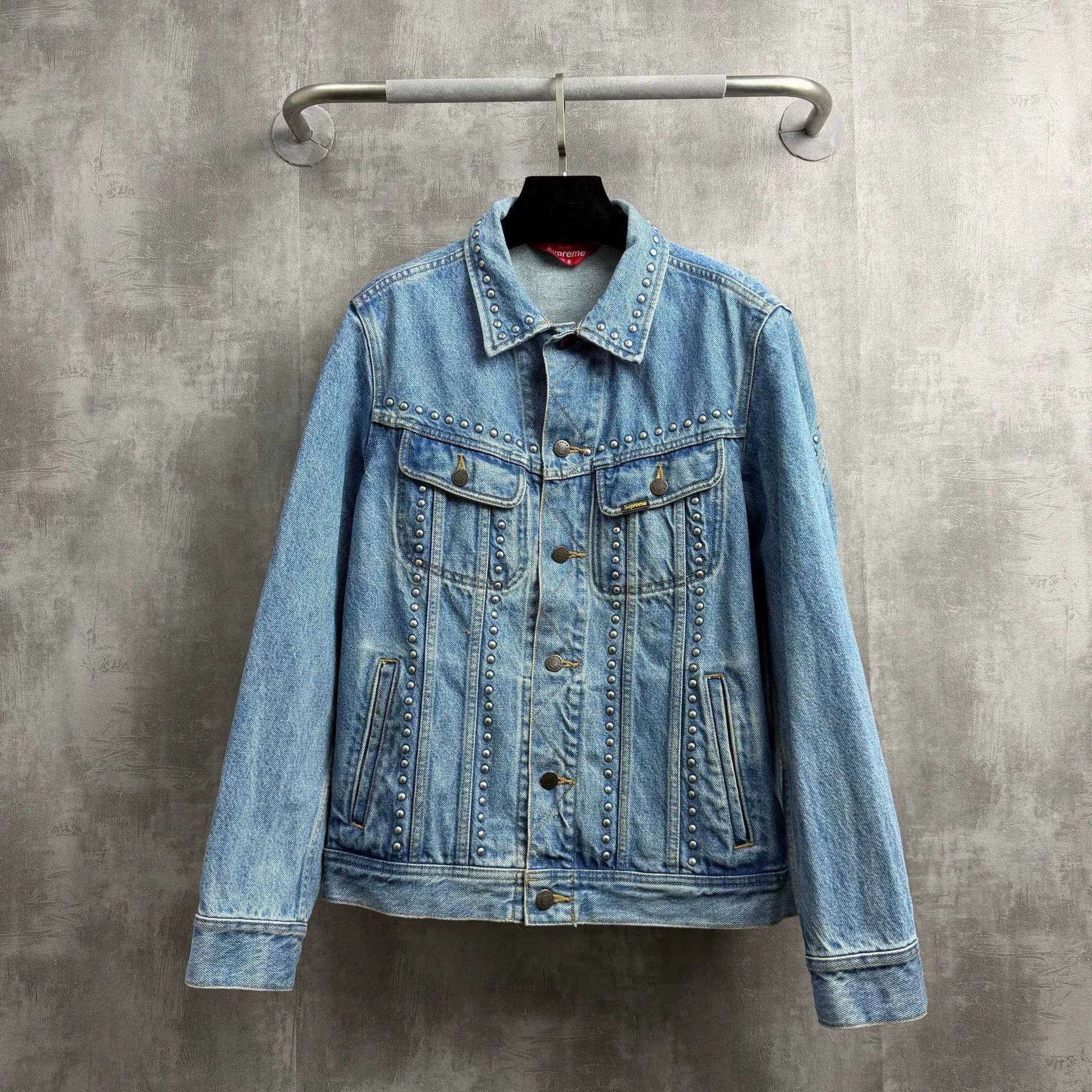 Burberry × Supreme Supreme Burberry Denim Trucker Jacked Washed