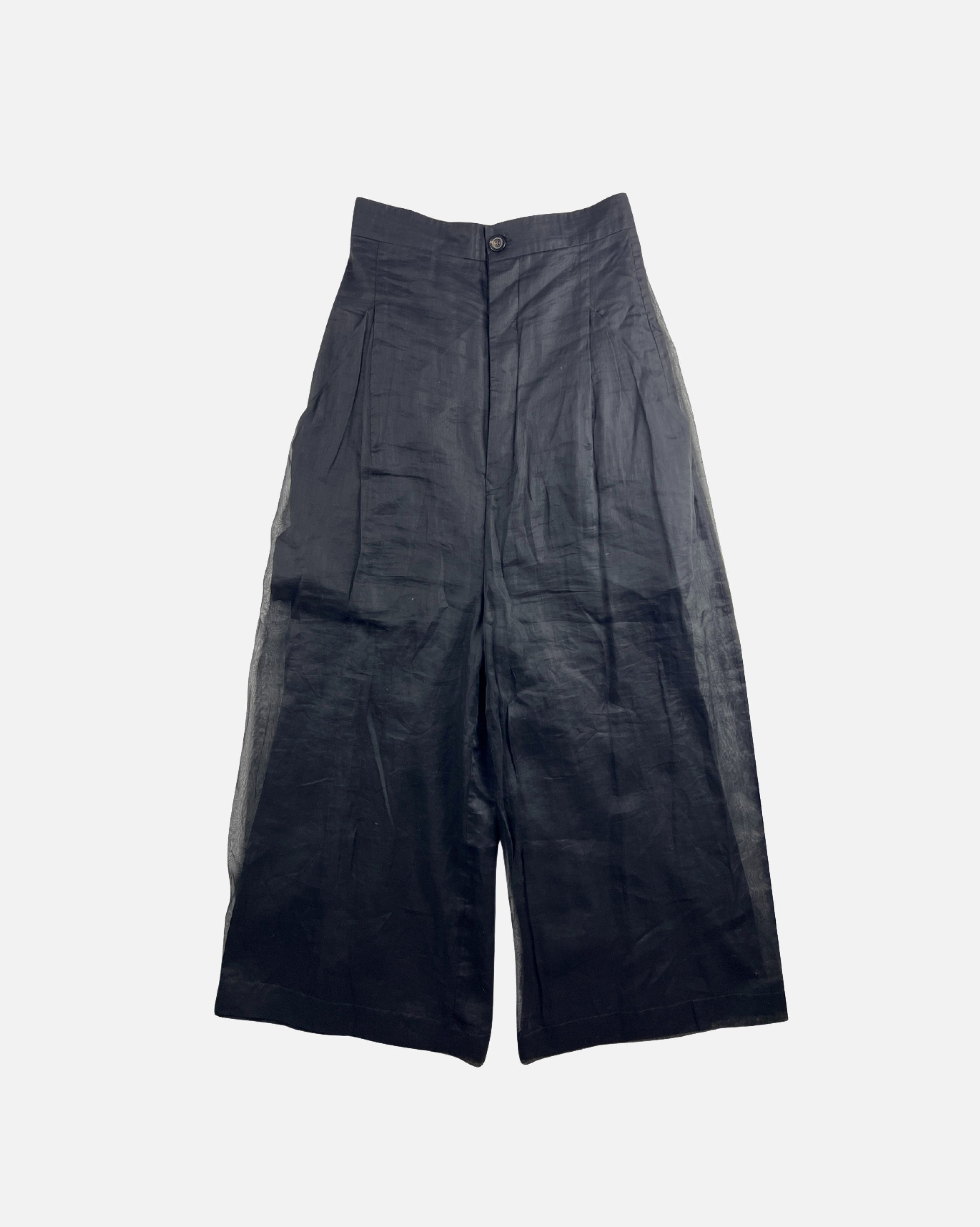 Rick Owens Rick Owens SS18 Dirt Double Layered Wide Pants Size US 32 / EU 48 - 1 Thumbnail