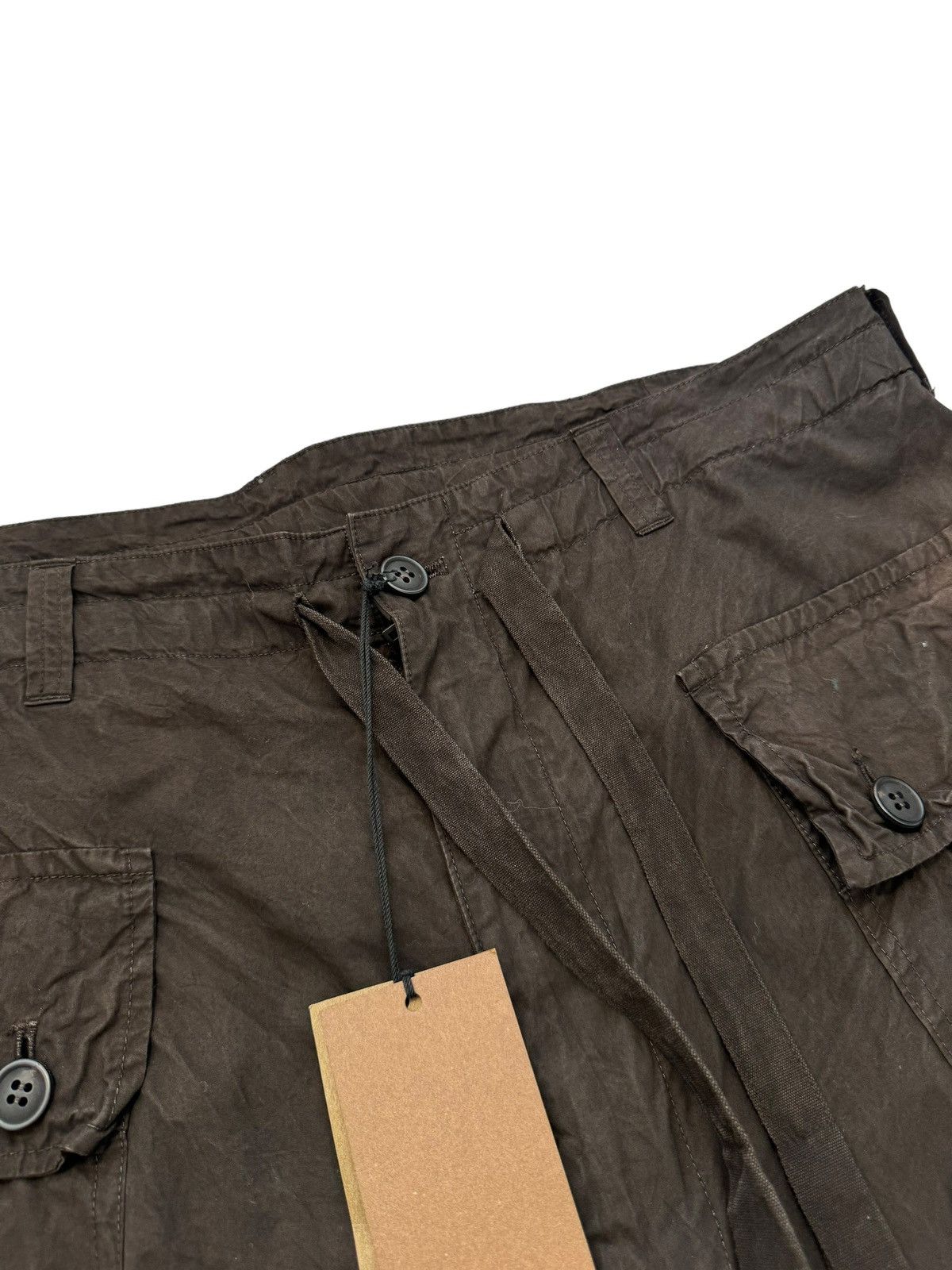 Beaugan Sz1 Monkey Cargo Mud Dye Pants (Brown) Size US 32 / EU 48 - 11 Thumbnail