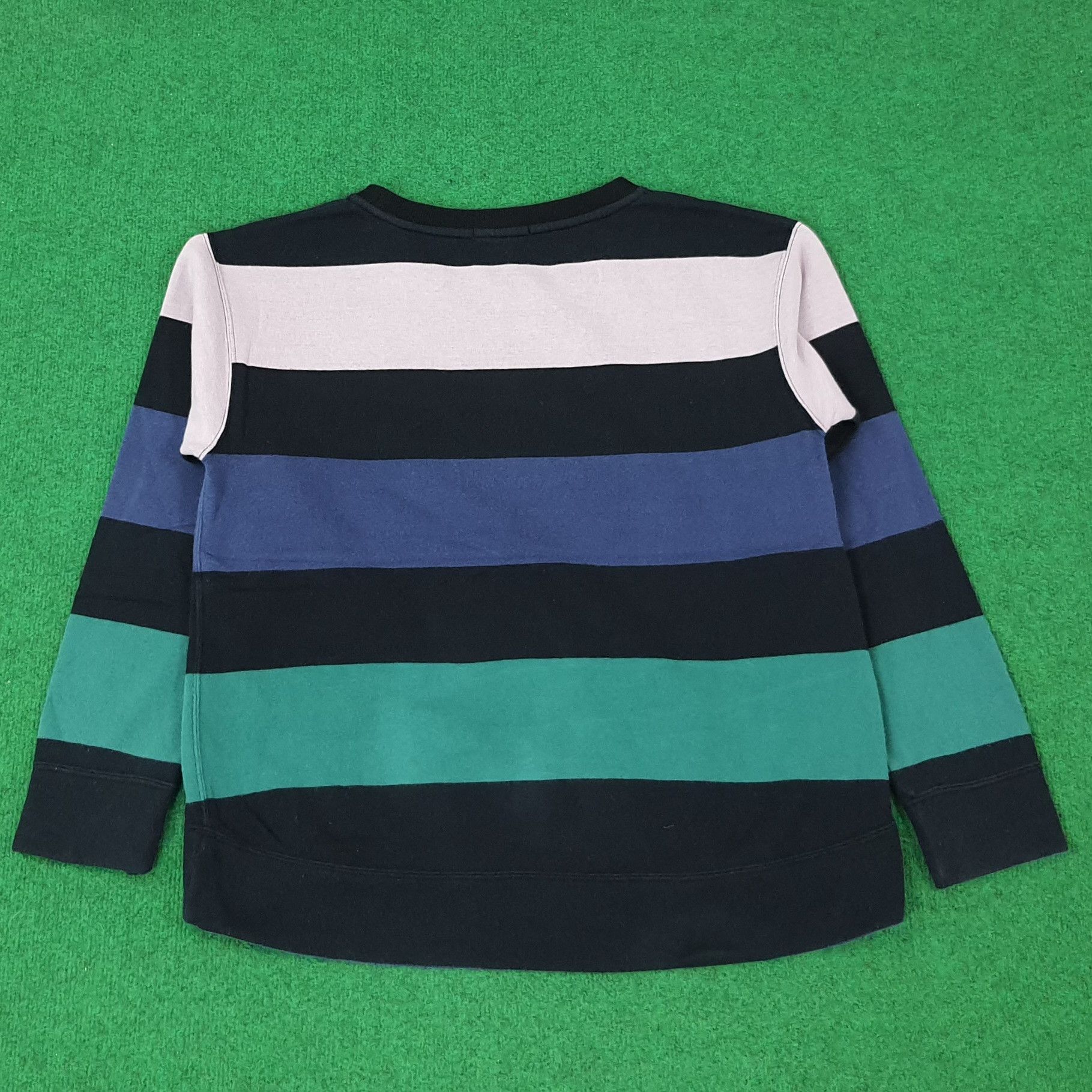 Tsumori Chisato Vintage Tsumori Chisato Stripes Designer Sweatshirt C241N2 Size US M / EU 48-50 / 2 - 2 Thumbnail