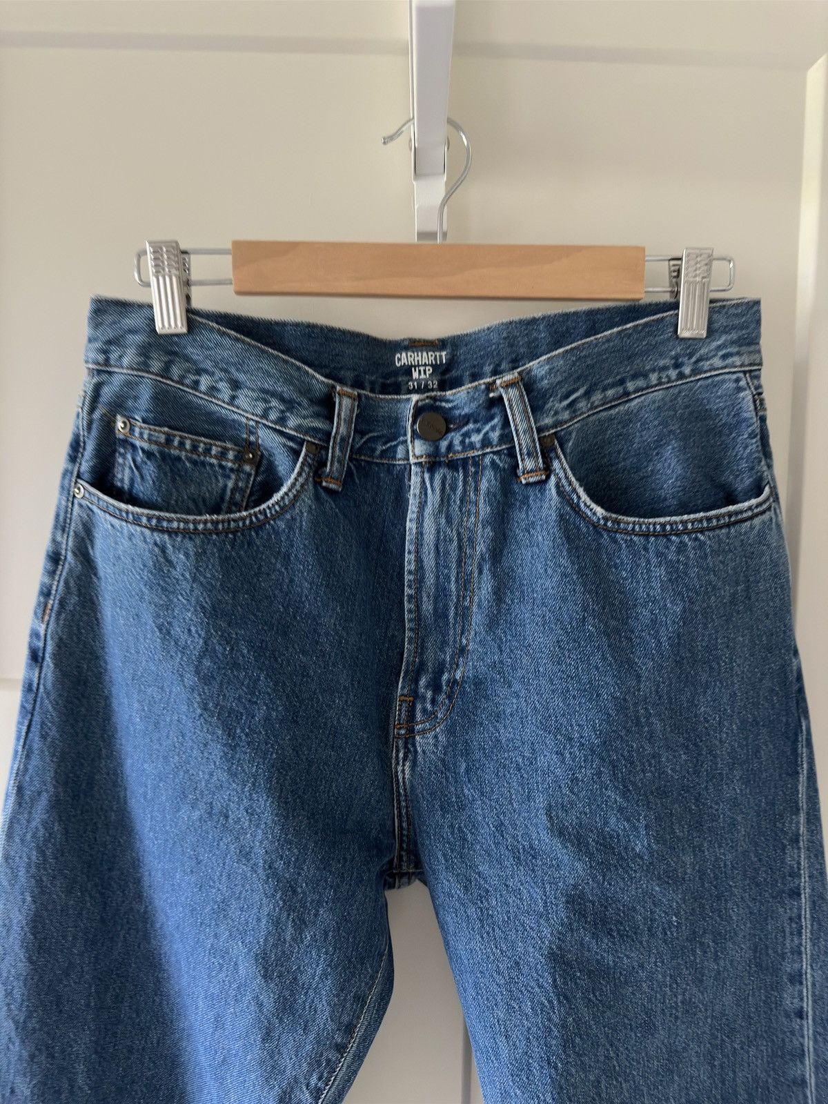 Carhartt Wip Carhartt WIP Pontiac Jeans 33x31 Size US 33 - 3 Thumbnail