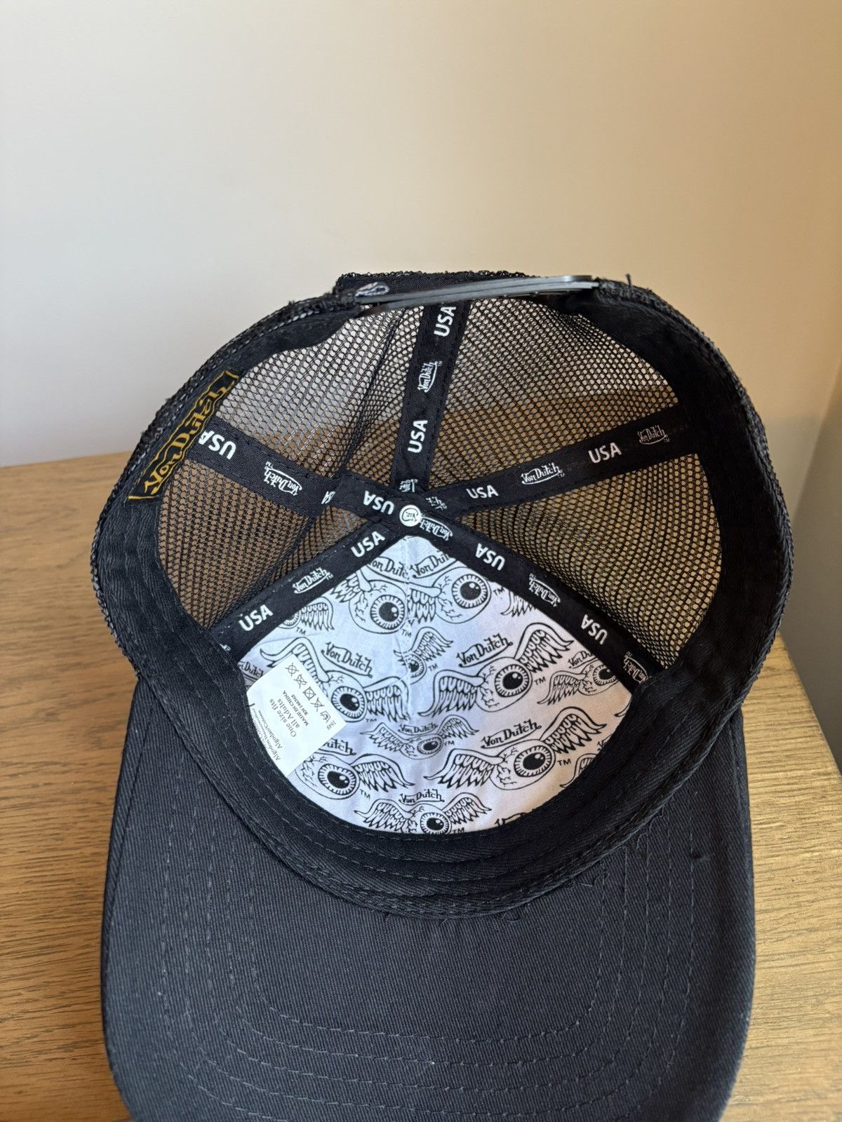 Von Dutch Von Dutch Black and White Trucker Hat Size ONE SIZE - 3 Thumbnail