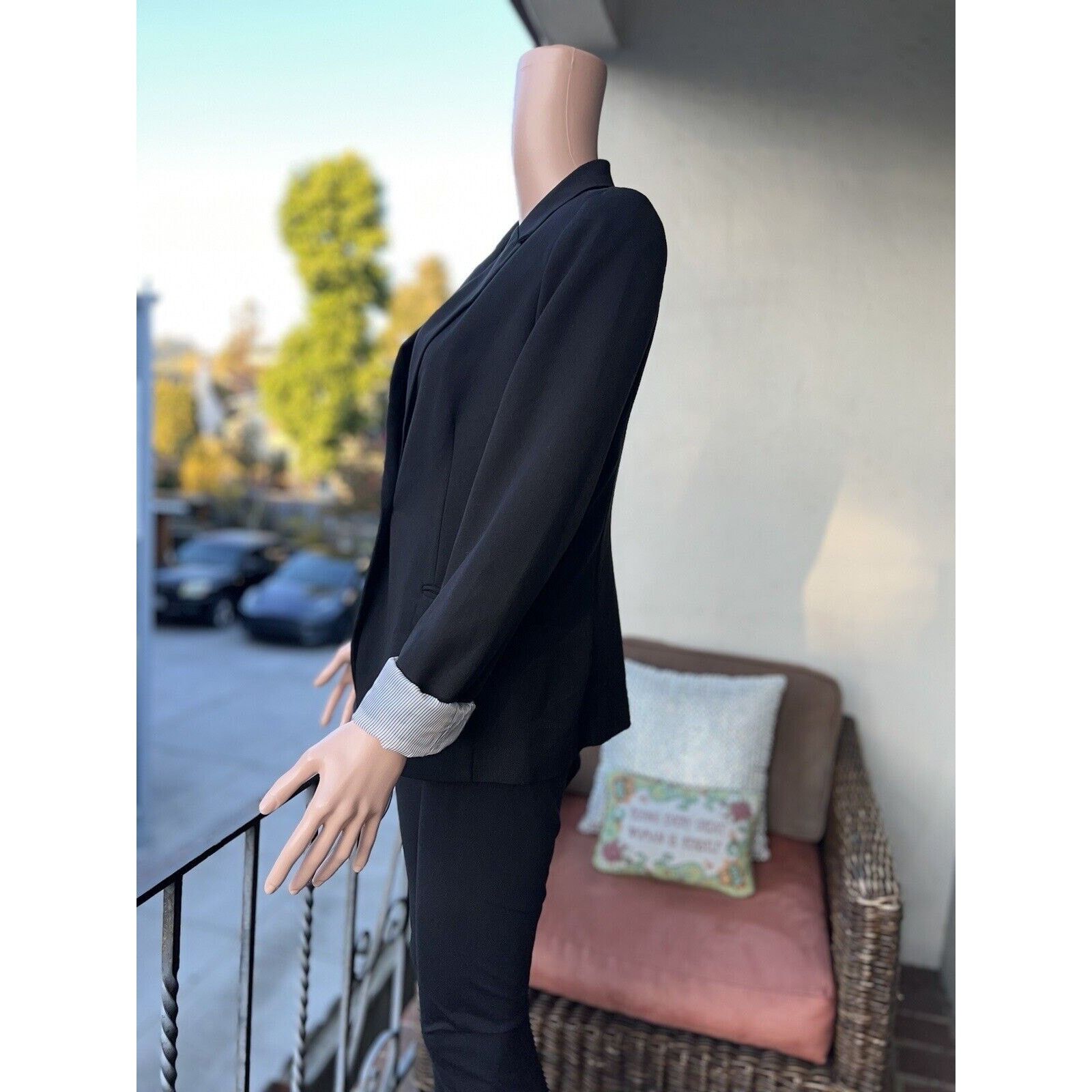 Other Ambiance Women's Long Sleeve Formal Cocktail Blazer Medium Size M / US 6-8 / IT 42-44 - 2 Thumbnail