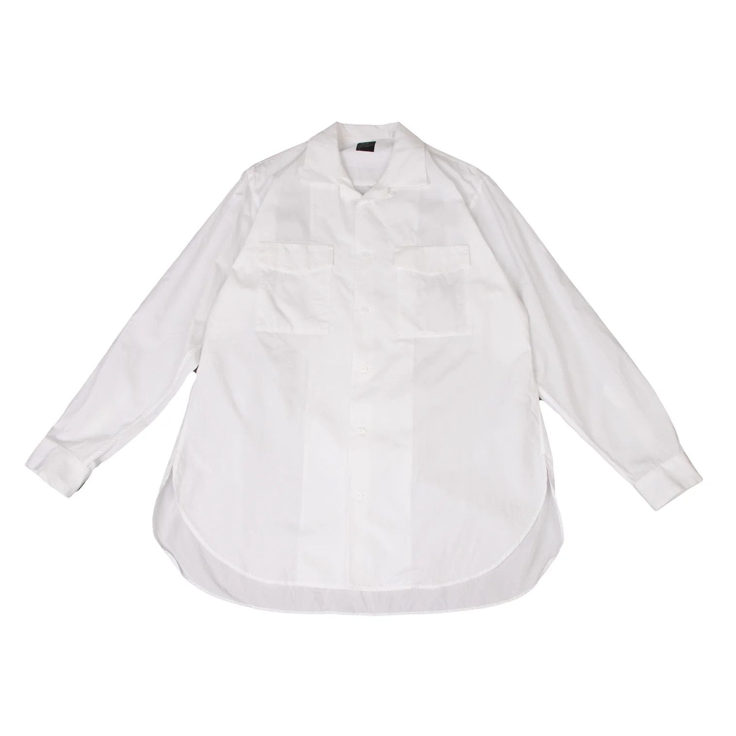 Yohji Yamamoto Yohji Yamamoto COSTUME Flap Pocket Open Collar Shirt Size US S / EU 44-46 / 1 - 1 Thumbnail