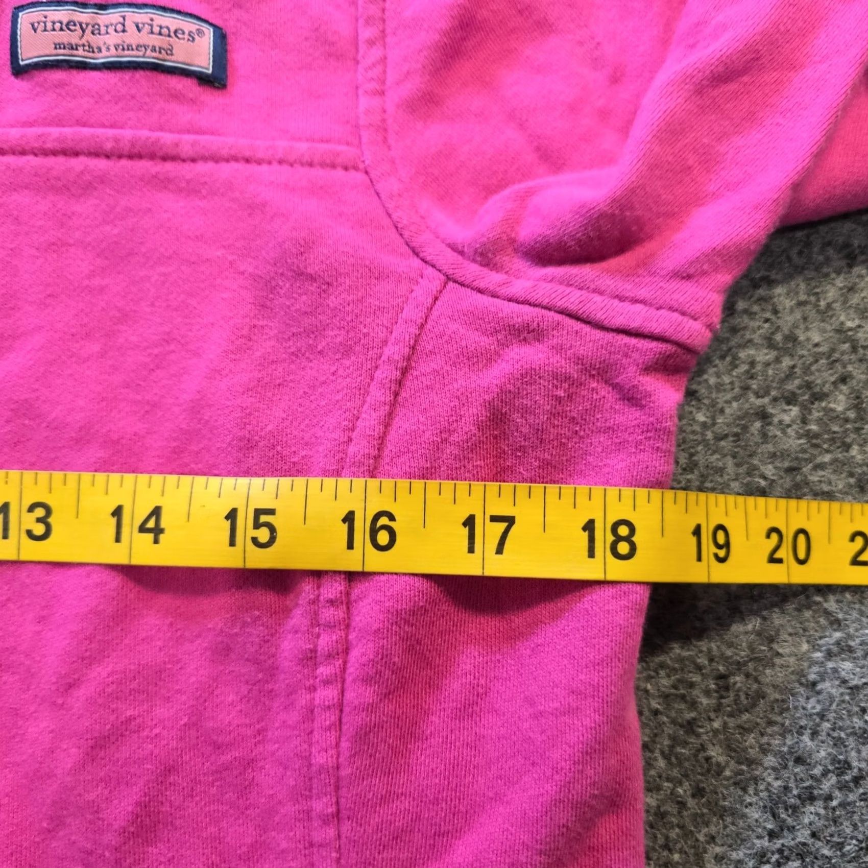 Vineyard Vines Vineyard Vines Sweater Womens Size Medium Pink 1/4 Zip Plaid Trim Casual Preppy Size M / US 6-8 / IT 42-44 - 6 Thumbnail