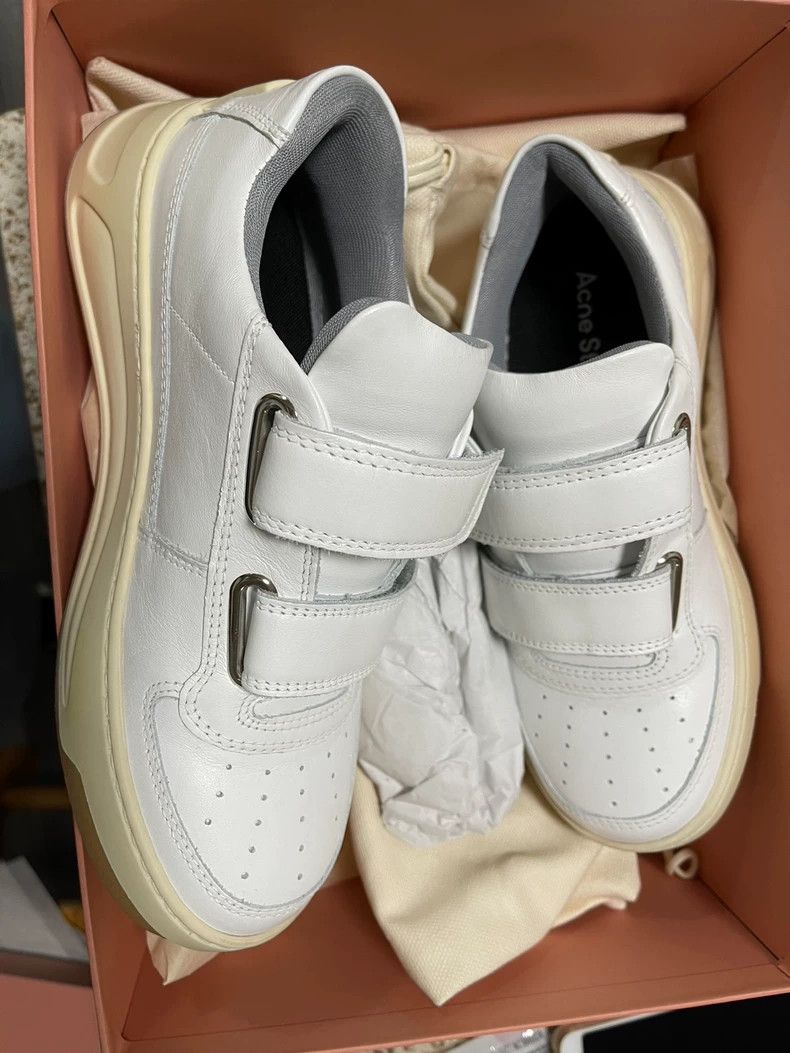 Acne Studios Acne Studios size:36 White smiling Velcro shoes Size US 5.5 / IT 35.5 - 5 Thumbnail