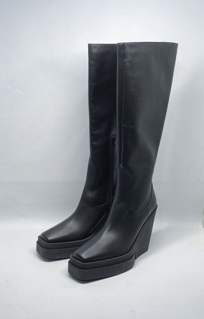 GIA BORGHINI Gia Borghini Texan Leather Platform Knee-High Boots size 40 Size US 10 / IT 40 - 3 Thumbnail