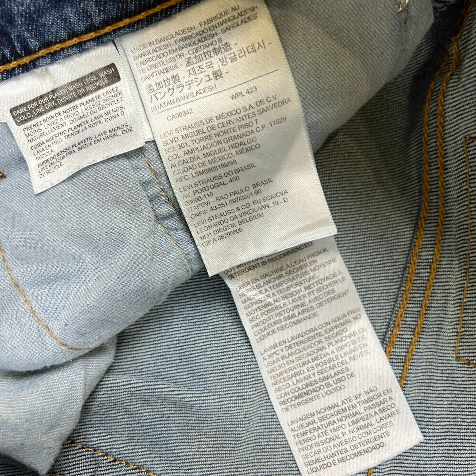 Levi's × Levi's Vintage Clothing × Vintage Levi's 514 Jeans 32x30 Straight Fit American Denim Pants Size US 32 / EU 48 - 9 Thumbnail