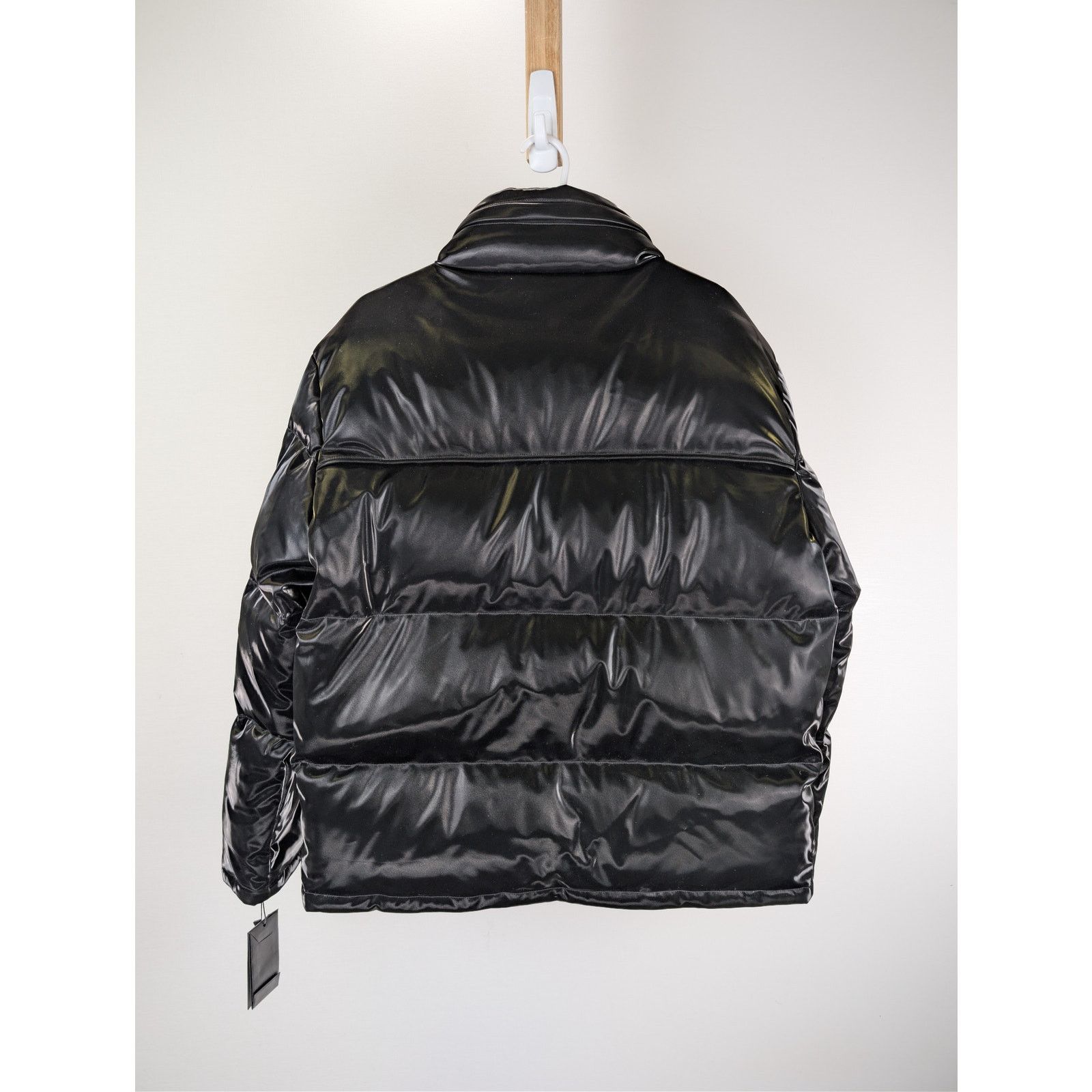 Saint Laurent Paris o1rshd1 CC20 Lacquered Down Puffer Jacket in black technical Size US M / EU 48-50 / 2 - 11 Thumbnail