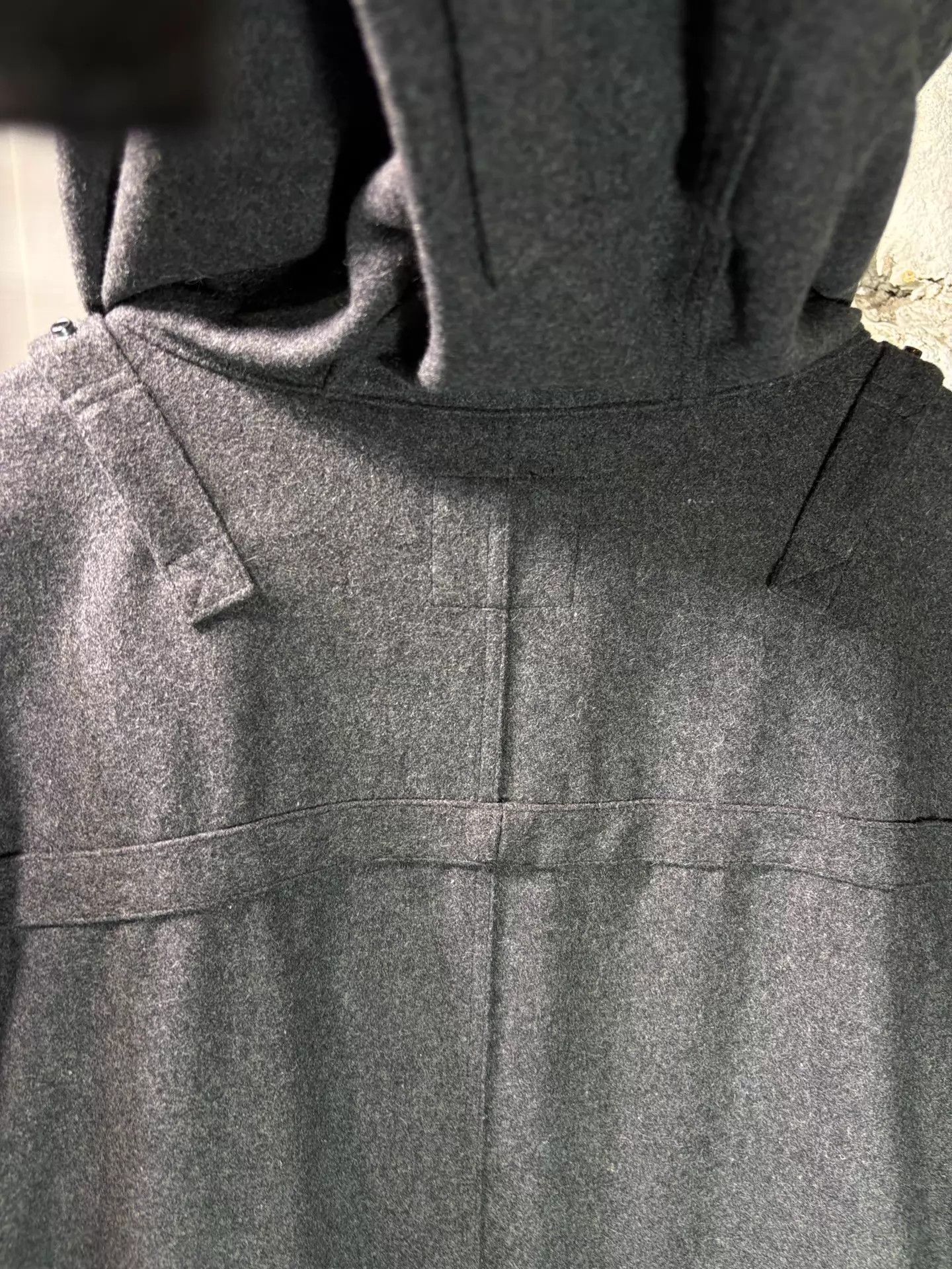 Issey Miyake Final Home Issey Miyake 90s Archive Gray Military Wool Coat Size US M / EU 48-50 / 2 - 6 Thumbnail