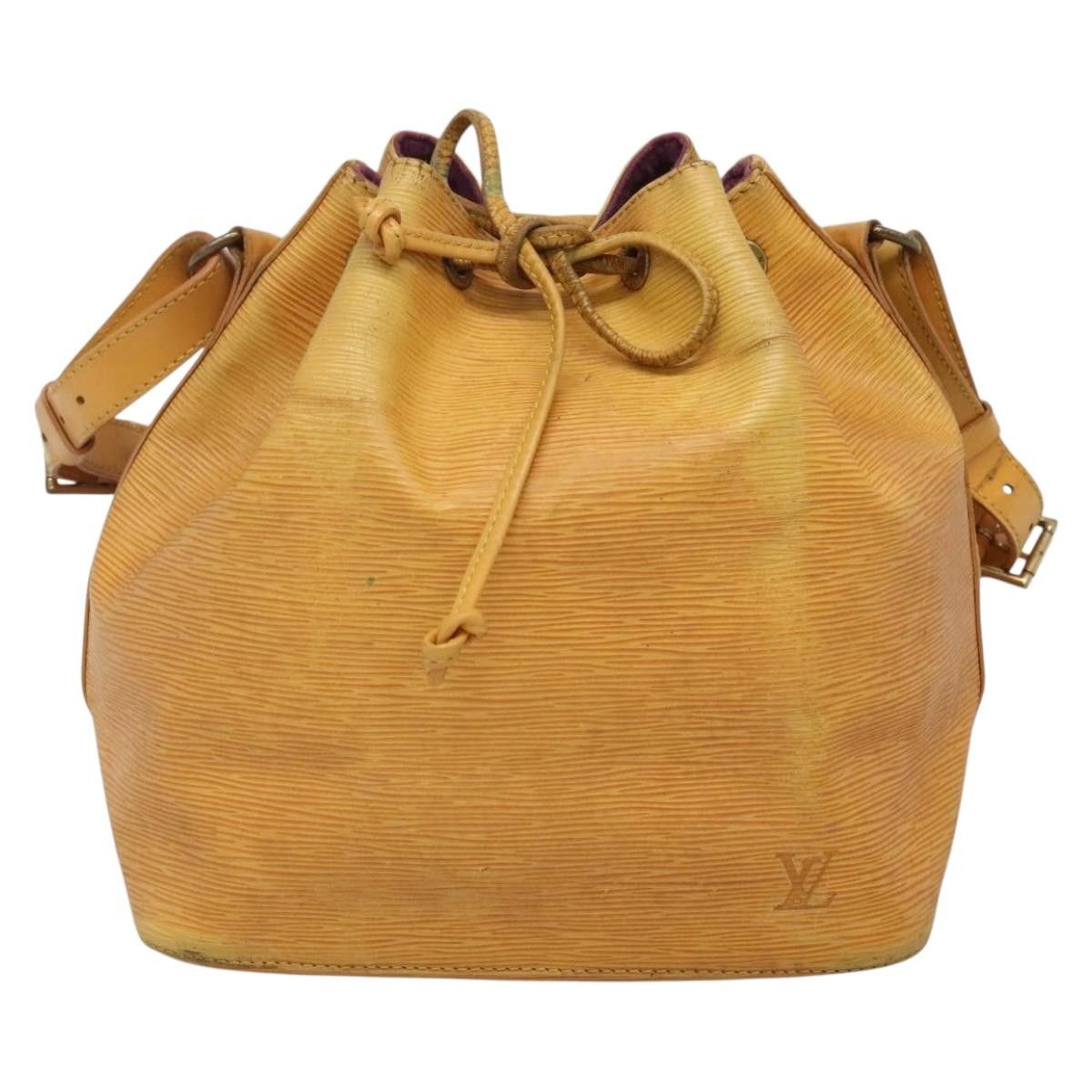 Louis Vuitton LOUIS VUITTON Epi Petit Noe Shoulder Bag Yellow M44109 Size ONE SIZE - 2 Thumbnail