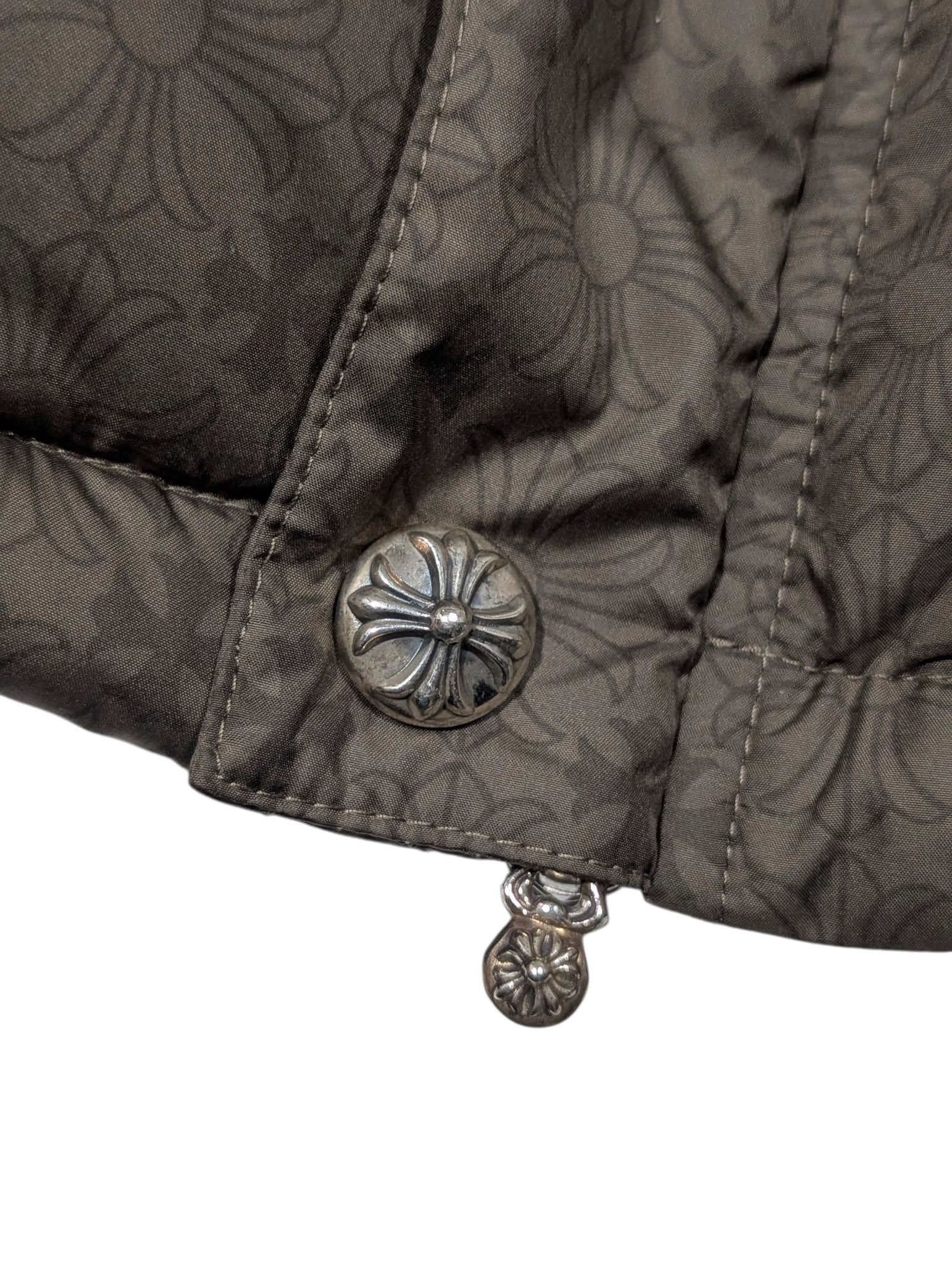 Chrome Hearts Puffer Jacket Stiff V2 Monogram CH Plus Cross Green Jacket Size US L / EU 52-54 / 3 - 10 Thumbnail