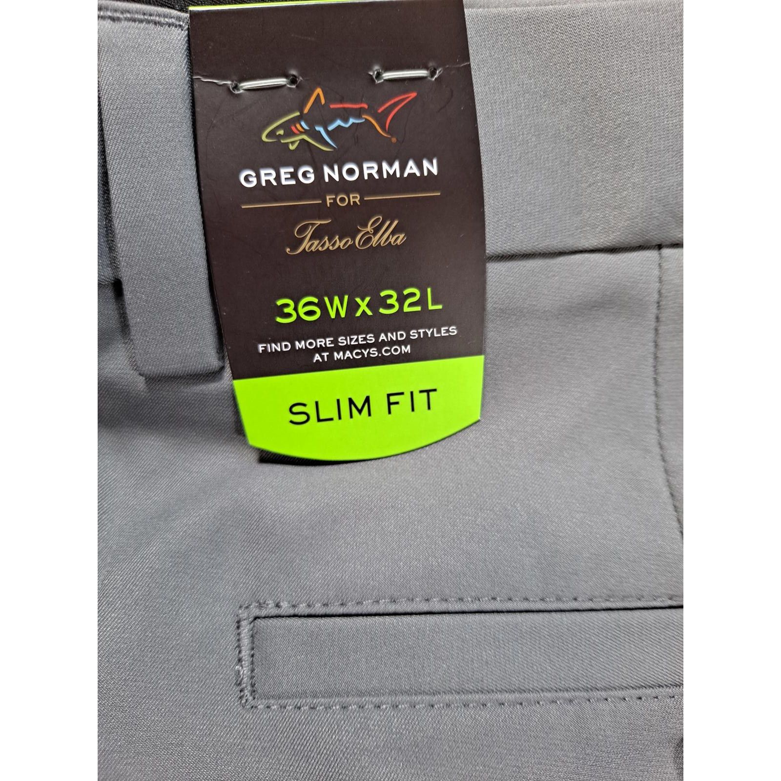 Greg Norman New Greg Norman Tasso Elba Slim Fit Moisture Wicking Gray Pa Size US 36 / EU 52 - 4 Thumbnail