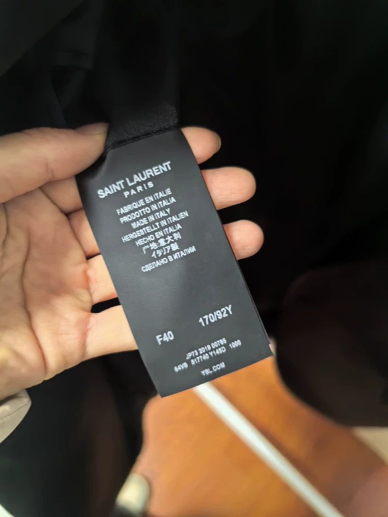 Saint Laurent Paris Saint Laurent Paris Black suit jacket-2506 Size US M / EU 48-50 / 2 - 8 Thumbnail