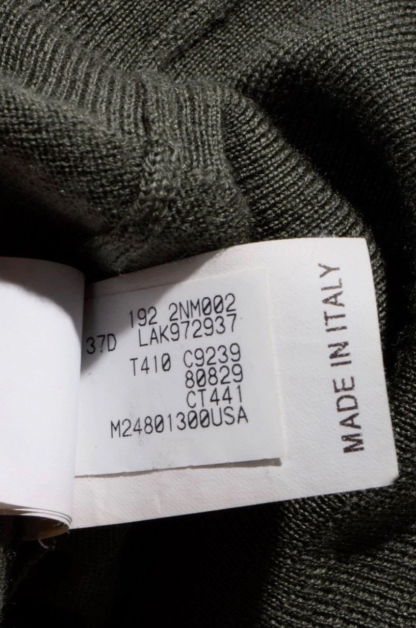 Brunello Cucinelli Brunello Cucinelli Men's Cashmere Blend Sweater M Green Size US M / EU 48-50 / 2 - 11 Thumbnail